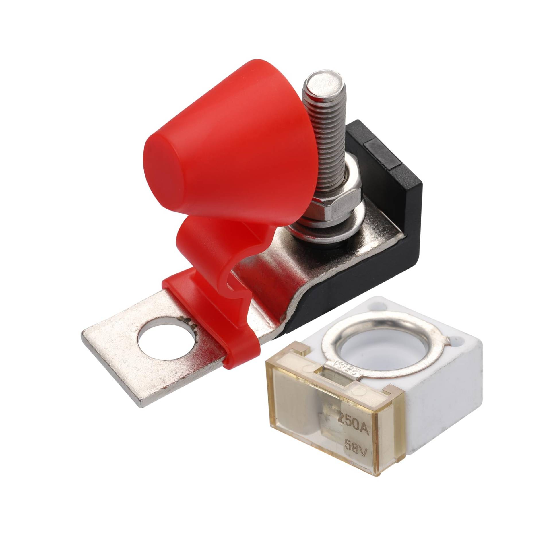 X AUTOHAUX 1 Set Auto Boot Batterie Sicherung Terminal Sicherungsblock Kit 58V 250A X AUTOHAUX 1 Set Auto Boot Batterie Sicherung Terminal Sicherungsblock Kit 58V 250A von X AUTOHAUX