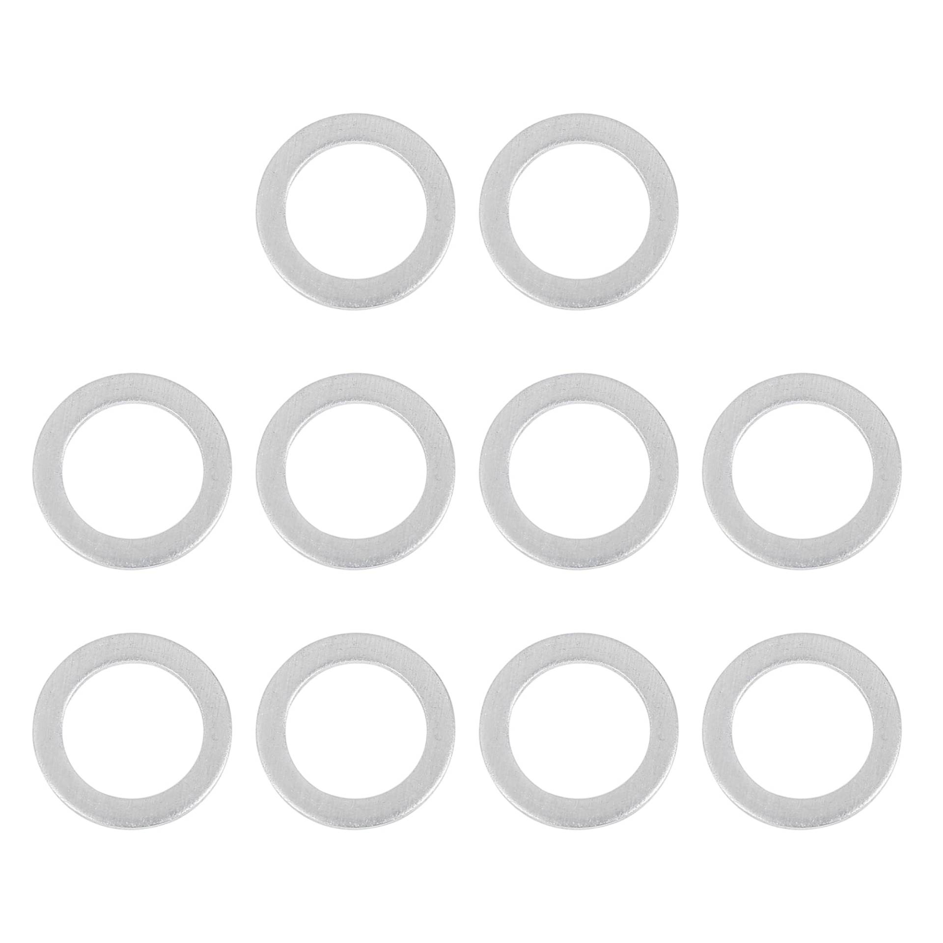 X AUTOHAUX 10 Stücke M18 Silber Ton Ölablassschraube Dichtungen Ersatz für 90471-PX4-000 X AUTOHAUX 10 Stücke M18 Silber Ton Ölablassschraube Dichtungen Ersatz für 90471-PX4-000 von X AUTOHAUX