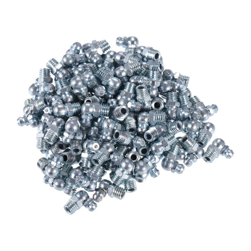 X AUTOHAUX 100 Stück Schmiernippel M8x1,25 Fettnippel Kegelschmiernippel 90°Abschmiernippel Schmiernippel für Fettpresse von X AUTOHAUX