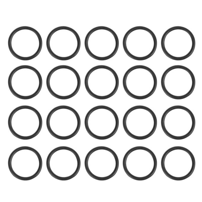 X AUTOHAUX 100St O-Ringe Hitzebeständig Dichtring Versiegelungen für Auto 10mmx1mm von X AUTOHAUX