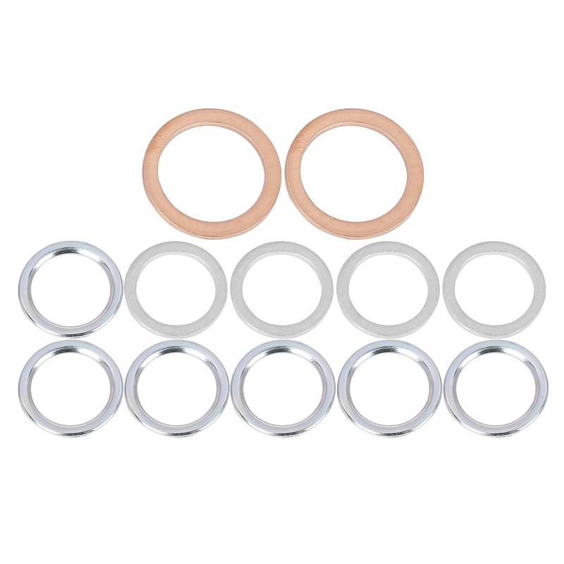 X AUTOHAUX 12 Stück Ã–lablassschraube Dichtungen für Toyota 12157-10010 90430-24003 90430-18008 von X AUTOHAUX