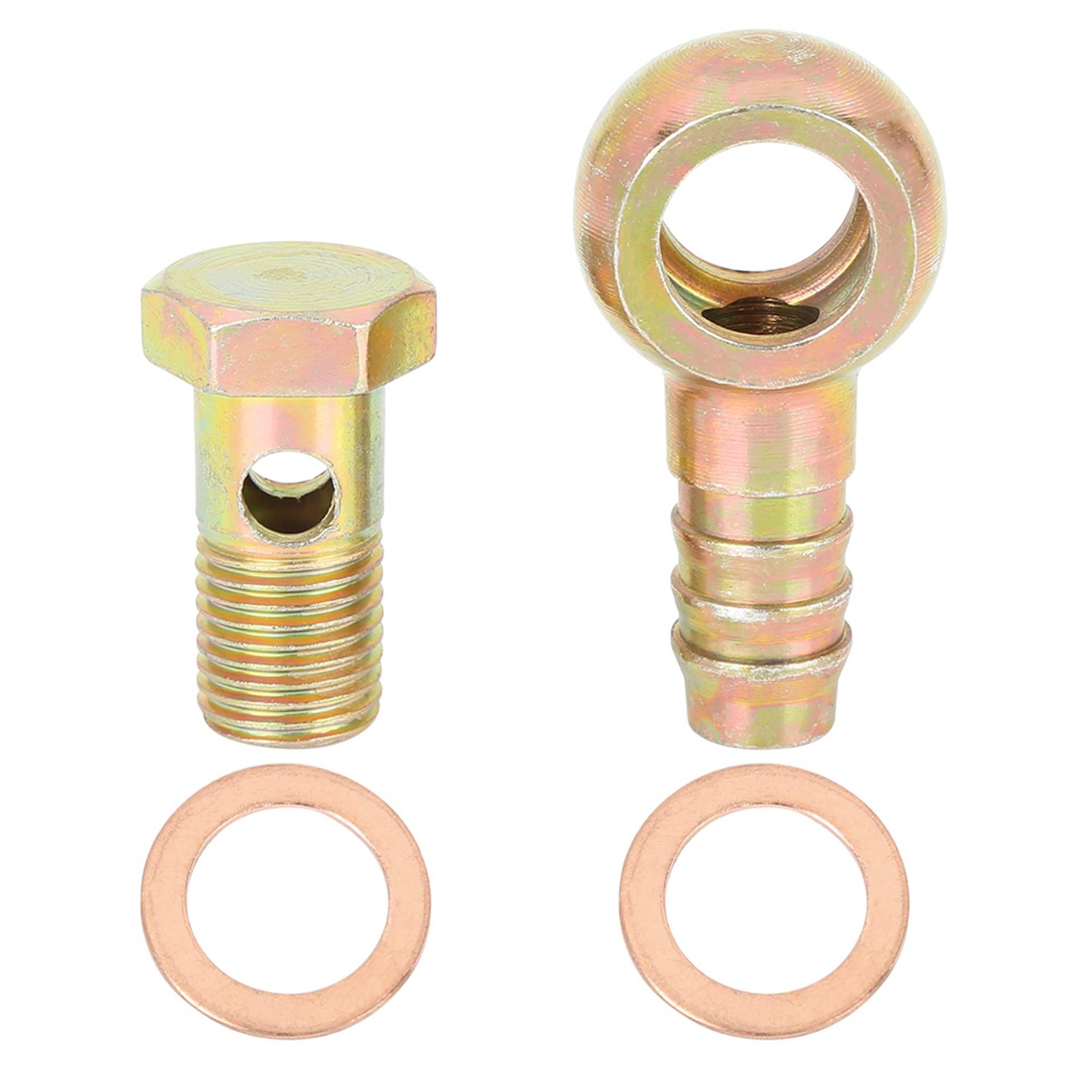 X AUTOHAUX 14 mm Banjo Innendurchmesser Schlauch Barb Bolt Fittings Banjo Washer Kit für Auto Motorrad X AUTOHAUX 14 mm Banjo Innendurchmesser Schlauch Barb Bolt Fittings Banjo Washer Kit für Auto Motorrad von X AUTOHAUX