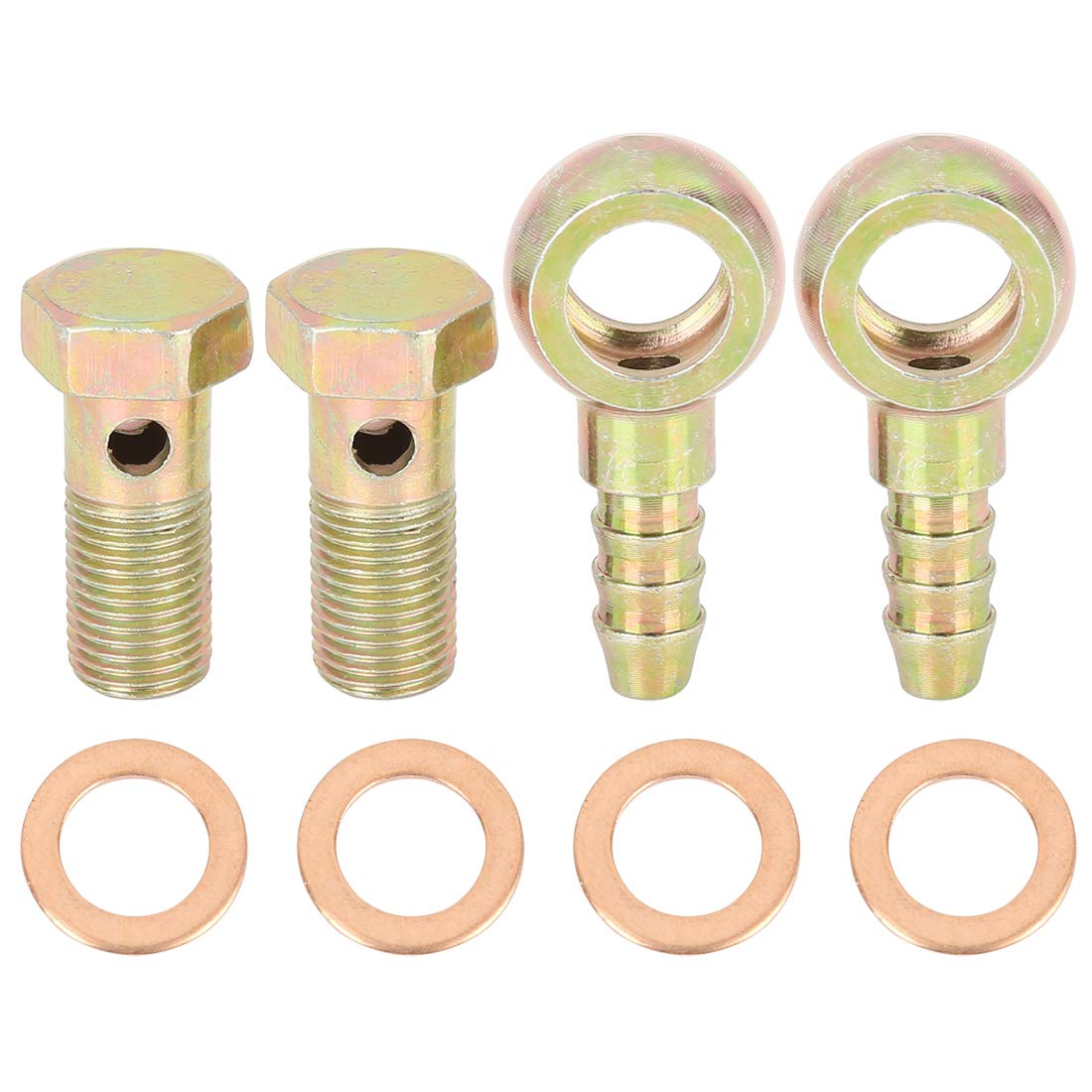 X AUTOHAUX 2 Sätze Hohlschraube Unterlegscheibe Kit Metall 10mm Durchm für Motorrad X AUTOHAUX 2 Sätze Hohlschraube Unterlegscheibe Kit Metall 10mm Durchm für Motorrad von X AUTOHAUX