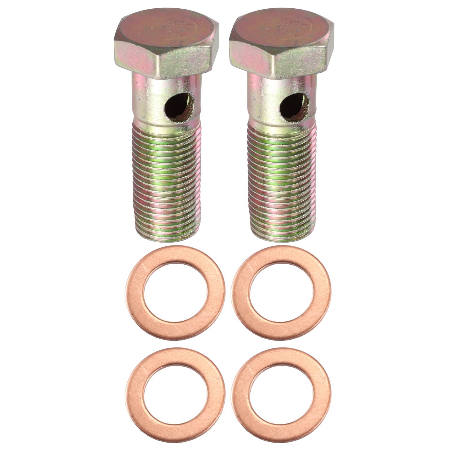 X AUTOHAUX 2 Sätze Hohlschrauben Banjo Bolzen Schraube Bremse Anschluss Adapter M16x1,5 Gewinde mit Unterlegscheiben X AUTOHAUX 2 Sätze Hohlschrauben Banjo Bolzen Schraube Bremse Anschluss Adapter M16x1,5 Gewinde mit Unterlegscheiben von X AUTOHAUX