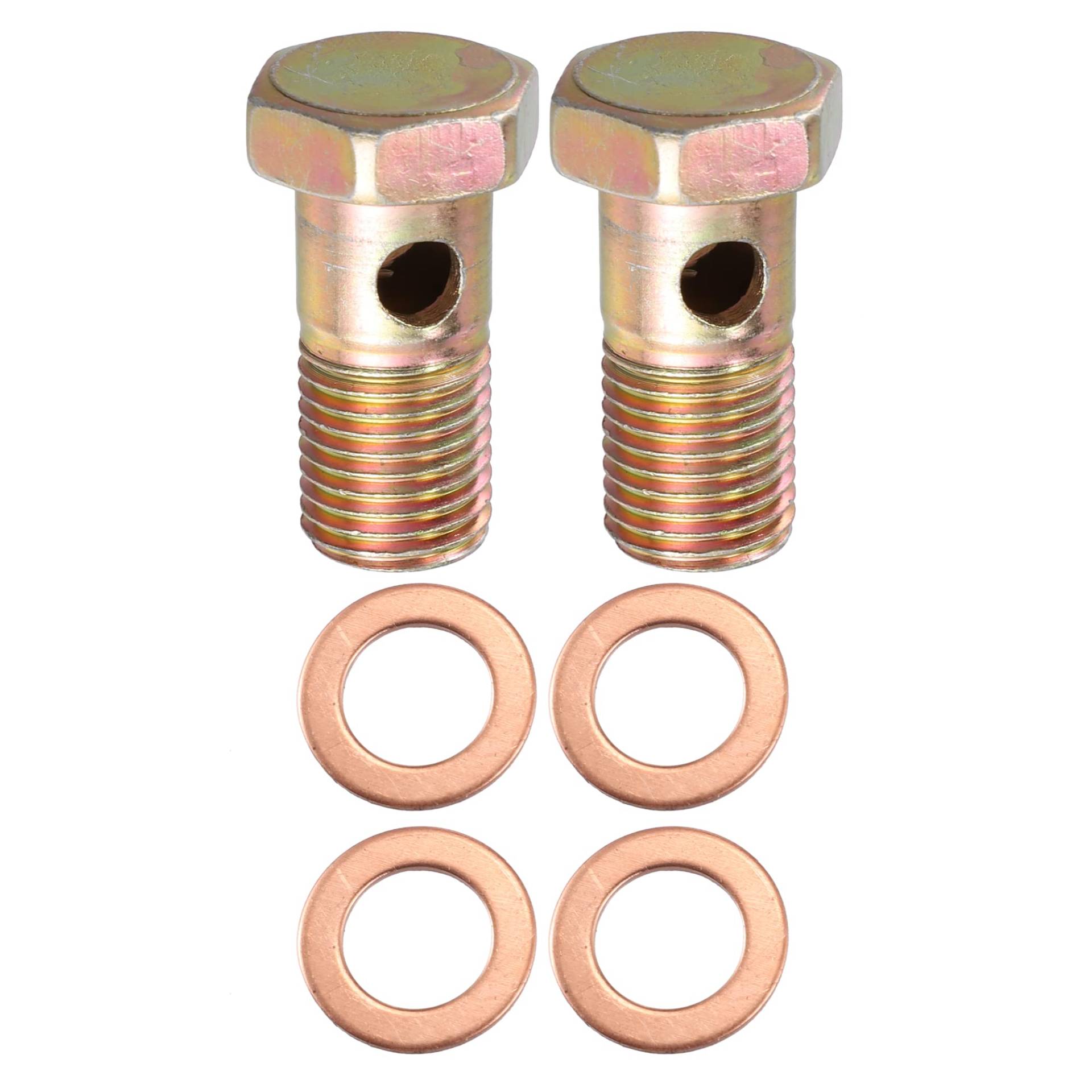 X AUTOHAUX 2 Satz Hohlschraube Banjo Bolzen Schraube Bremse Anschluss Adapter M14x1.5 Gewinde X AUTOHAUX 2 Satz Hohlschraube Banjo Bolzen Schraube Bremse Anschluss Adapter M14x1.5 Gewinde von X AUTOHAUX