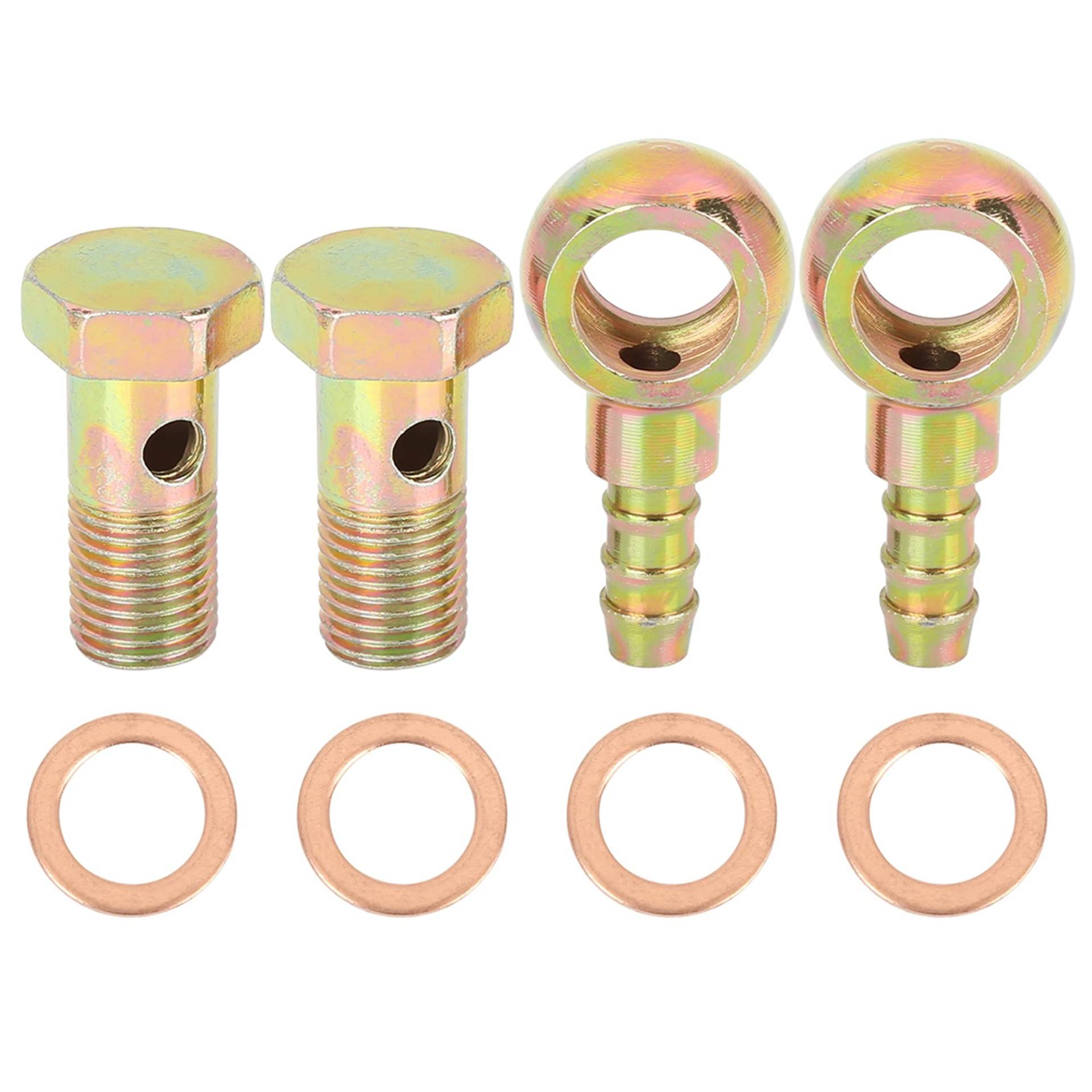 X AUTOHAUX 2 Satz Hohlschraube Unterlegscheibe Kit Metall mit 12mm Durchm. für Motorradauto X AUTOHAUX 2 Satz Hohlschraube Unterlegscheibe Kit Metall mit 12mm Durchm. für Motorradauto von X AUTOHAUX