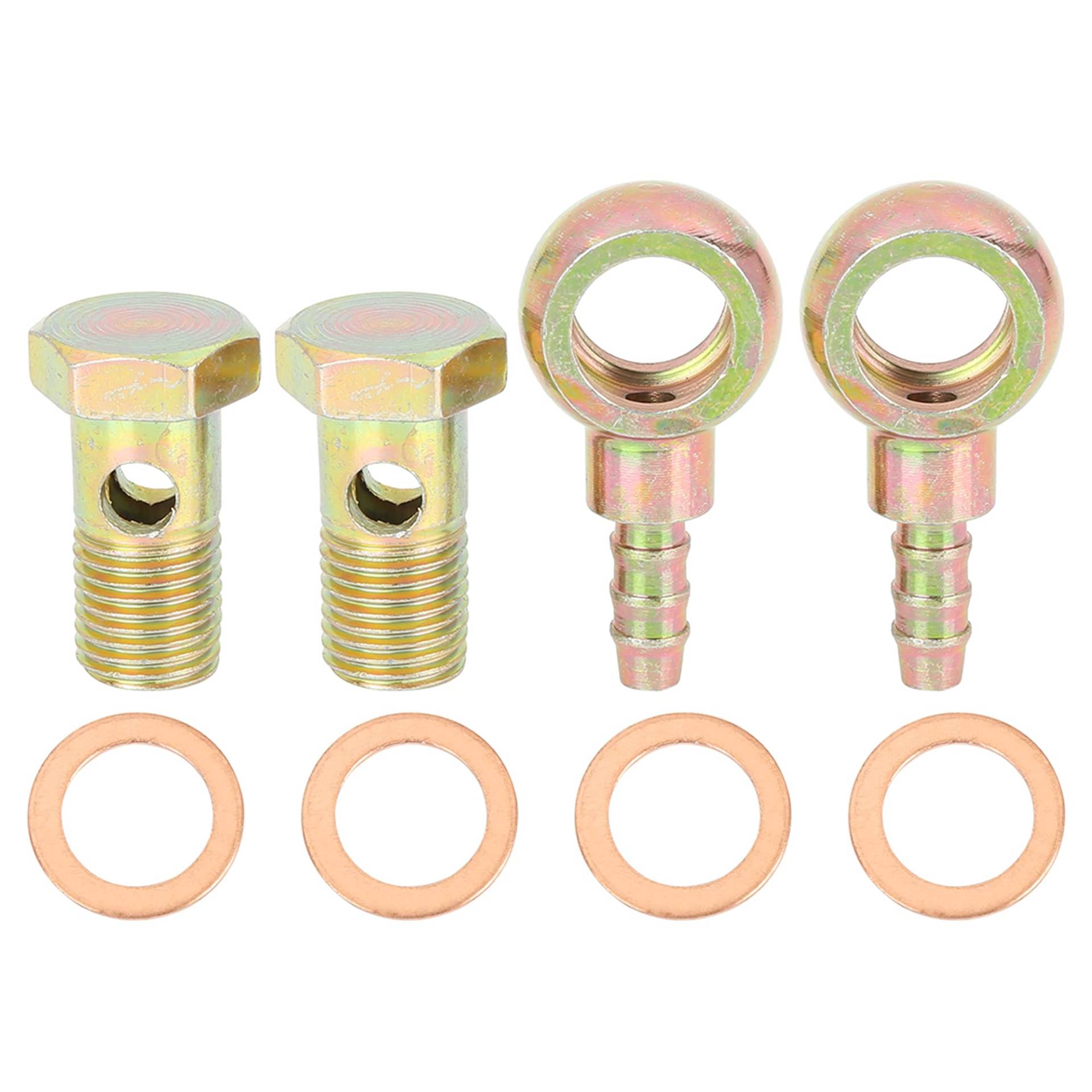 X AUTOHAUX 2 Satz Hohlschraube Unterlegscheibe Kit Metall mit 14mm Durchm. für Motorrad Auto X AUTOHAUX 2 Satz Hohlschraube Unterlegscheibe Kit Metall mit 14mm Durchm. für Motorrad Auto von X AUTOHAUX