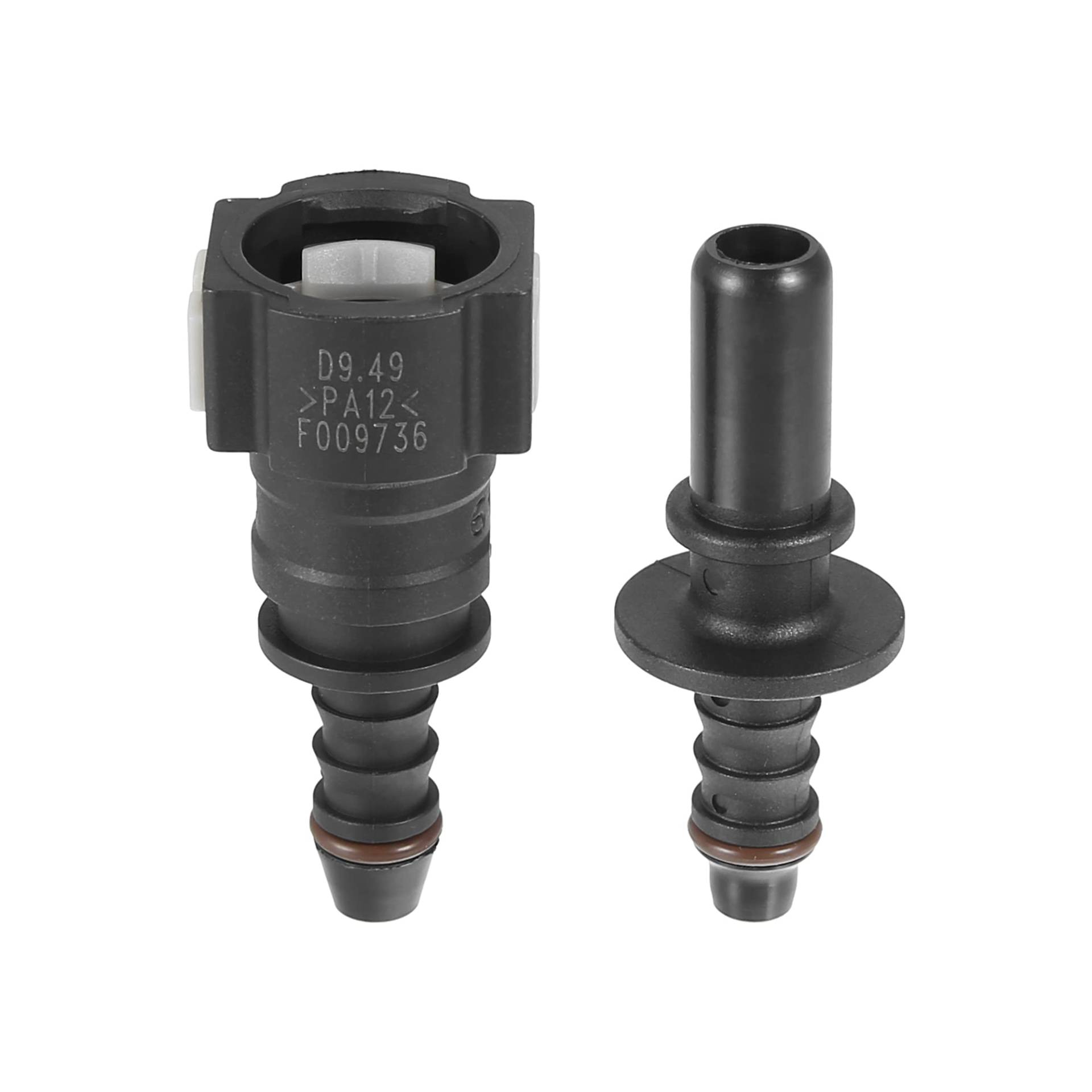 X AUTOHAUX 2 Stück 3/8 9,49 mm SAE auf 5/16 8 mm gerader Kraftstoffleitungsschlauch, Schnellverschluss-Anschluss, Trennschlauch Nylon X AUTOHAUX 2 Stück 3/8 9,49 mm SAE auf 5/16 8 mm gerader Kraftstoffleitungsschlauch, Schnellverschluss-Anschluss, Trennschlauch Nylon von X AUTOHAUX