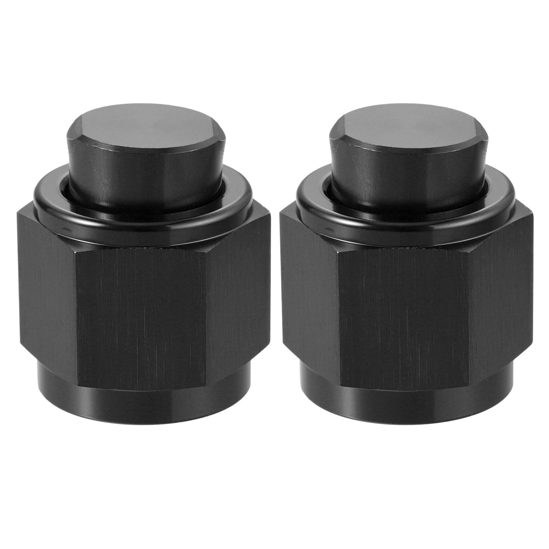 X AUTOHAUX 2 Stück AN10 Female Flare Cap Block Off Fitting Aluminiumlegierung Schwarz X AUTOHAUX 2 Stück AN10 Female Flare Cap Block Off Fitting Aluminiumlegierung Schwarz von X AUTOHAUX