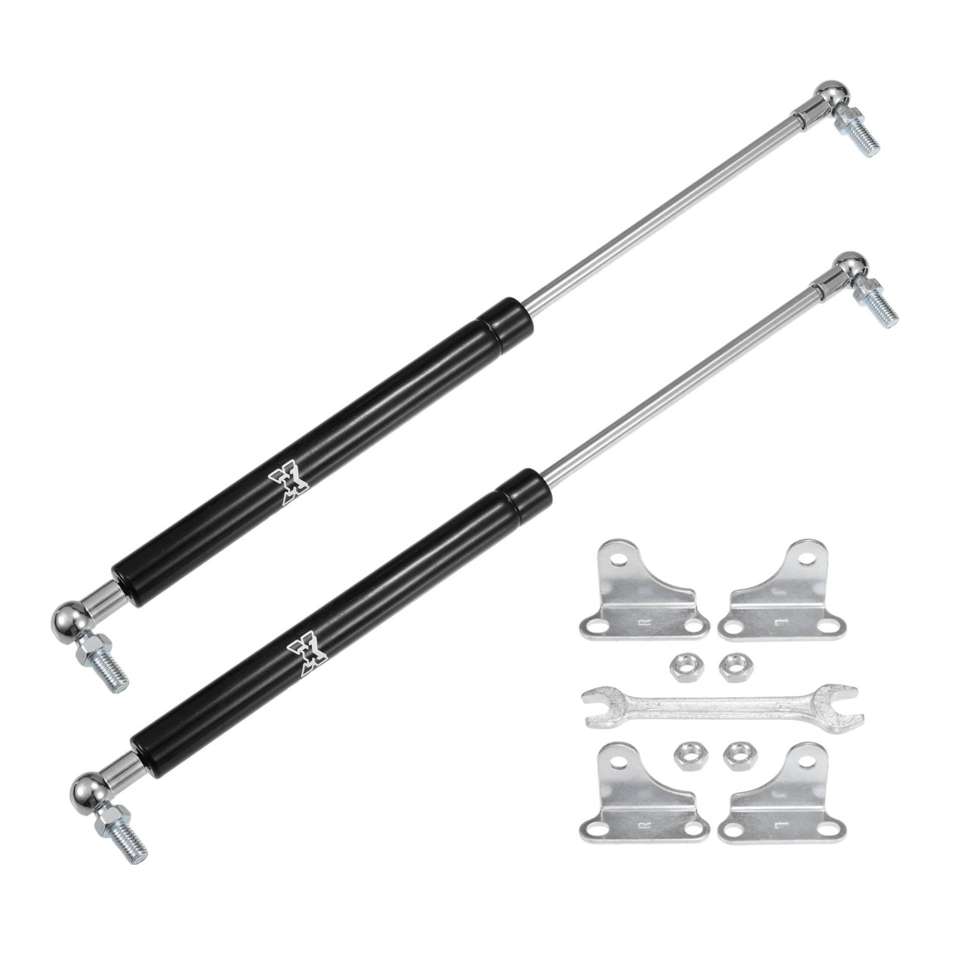 X AUTOHAUX 2Pcs 15 zoll Schwarz Lift Unterstützt Streben Schocks Gas Frühling mit Schlüssel 445N/100Lb X AUTOHAUX 2Pcs 15 zoll Schwarz Lift Unterstützt Streben Schocks Gas Frühling mit Schlüssel 445N/100Lb von X AUTOHAUX