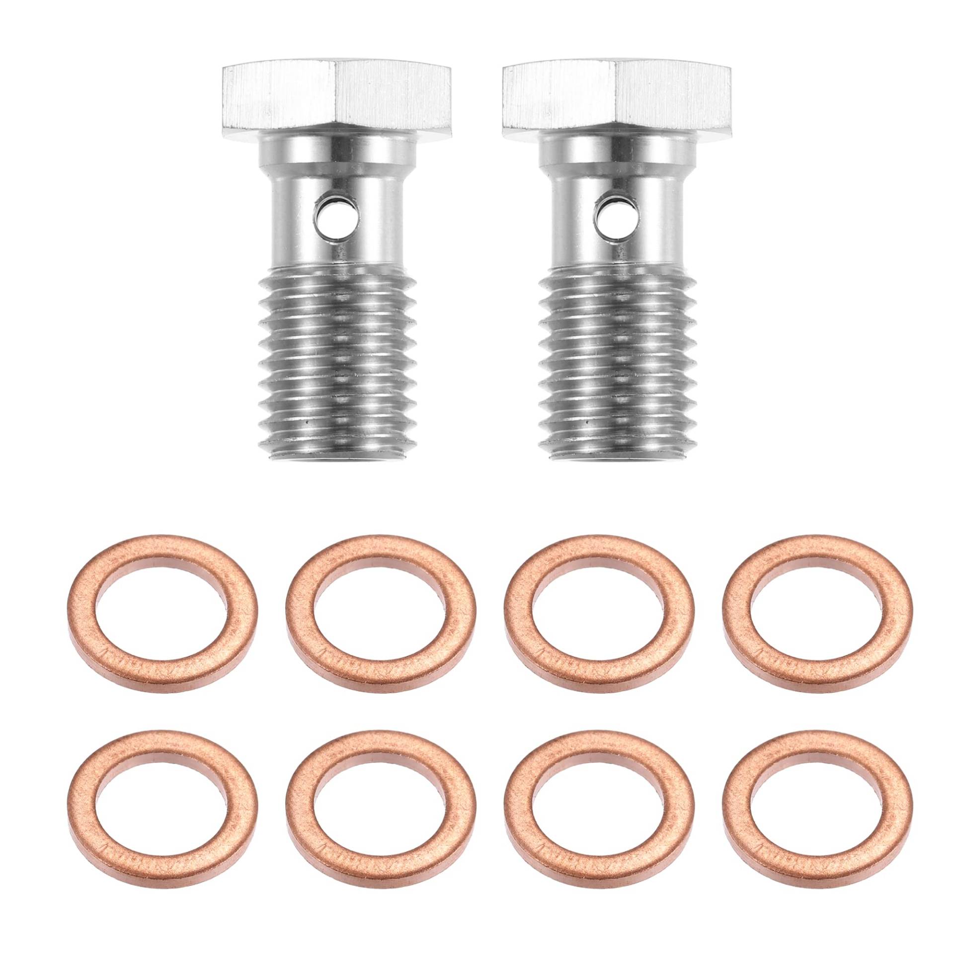 X AUTOHAUX 2 Stück Gewinde Turbo Bremsleitung Banjo Singel Bolzen 20mm M10x1,5 X AUTOHAUX 2 Stück Gewinde Turbo Bremsleitung Banjo Singel Bolzen 20mm M10x1,5 von X AUTOHAUX
