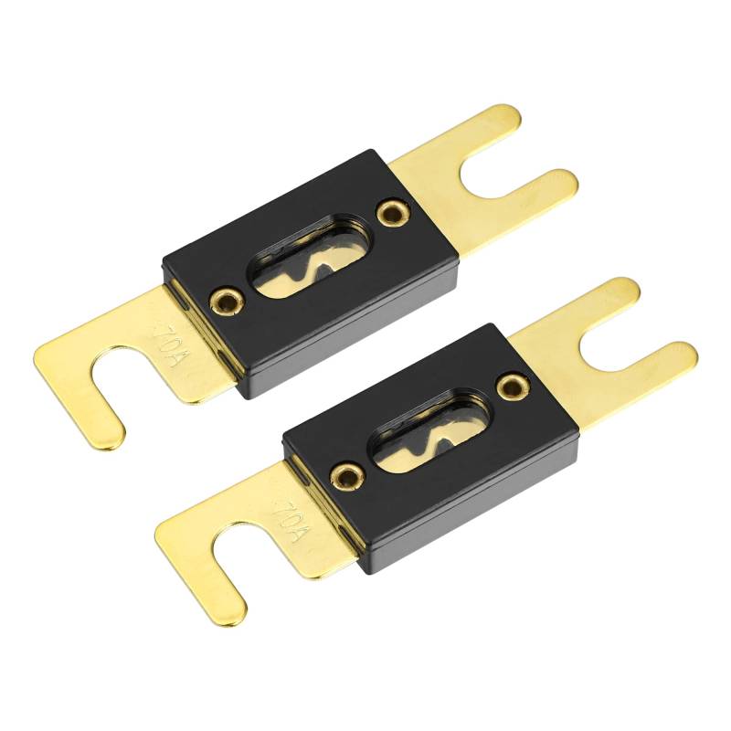X AUTOHAUX 2 Stück Sicherungsersatz 70A ANL-Sicherungen für Auto-LKW-Motorrad-Boot-Audio-CDs von X AUTOHAUX