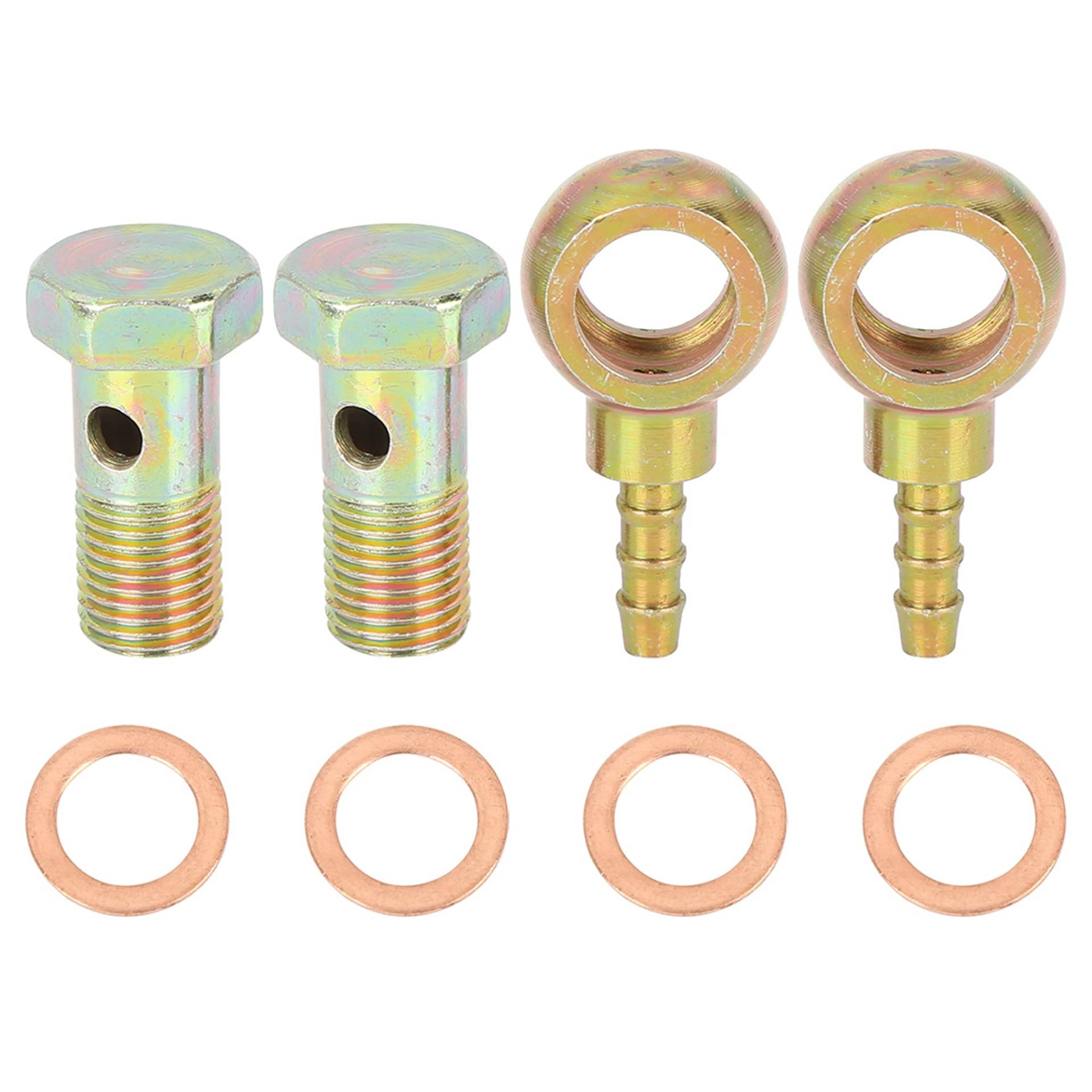 X AUTOHAUX 2 x 12mm Banjo Schlauch Bolzen Unterlegscheibe Fitting Metall für Motorrad Auto X AUTOHAUX 2 x 12mm Banjo Schlauch Bolzen Unterlegscheibe Fitting Metall für Motorrad Auto von X AUTOHAUX
