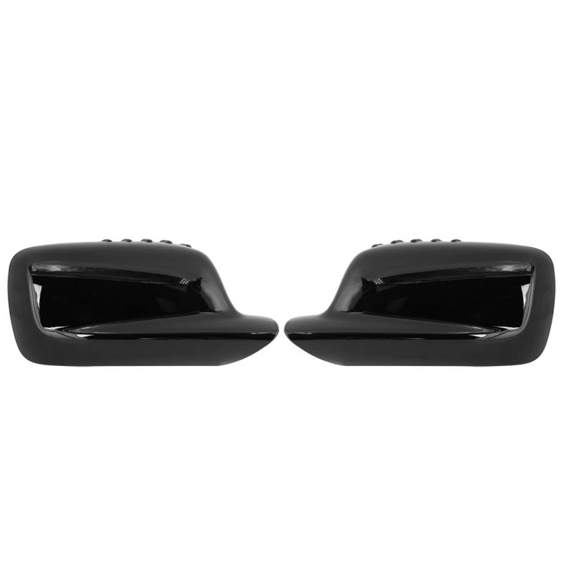 X AUTOHAUX 2 x Außenspiegel-Gehäuse für BMW E46 323Ci 325Ci 328Ci E65 E66, Autospiegel-Abdeckkappe, Ersatzkappe, glänzend schwarz von X AUTOHAUX