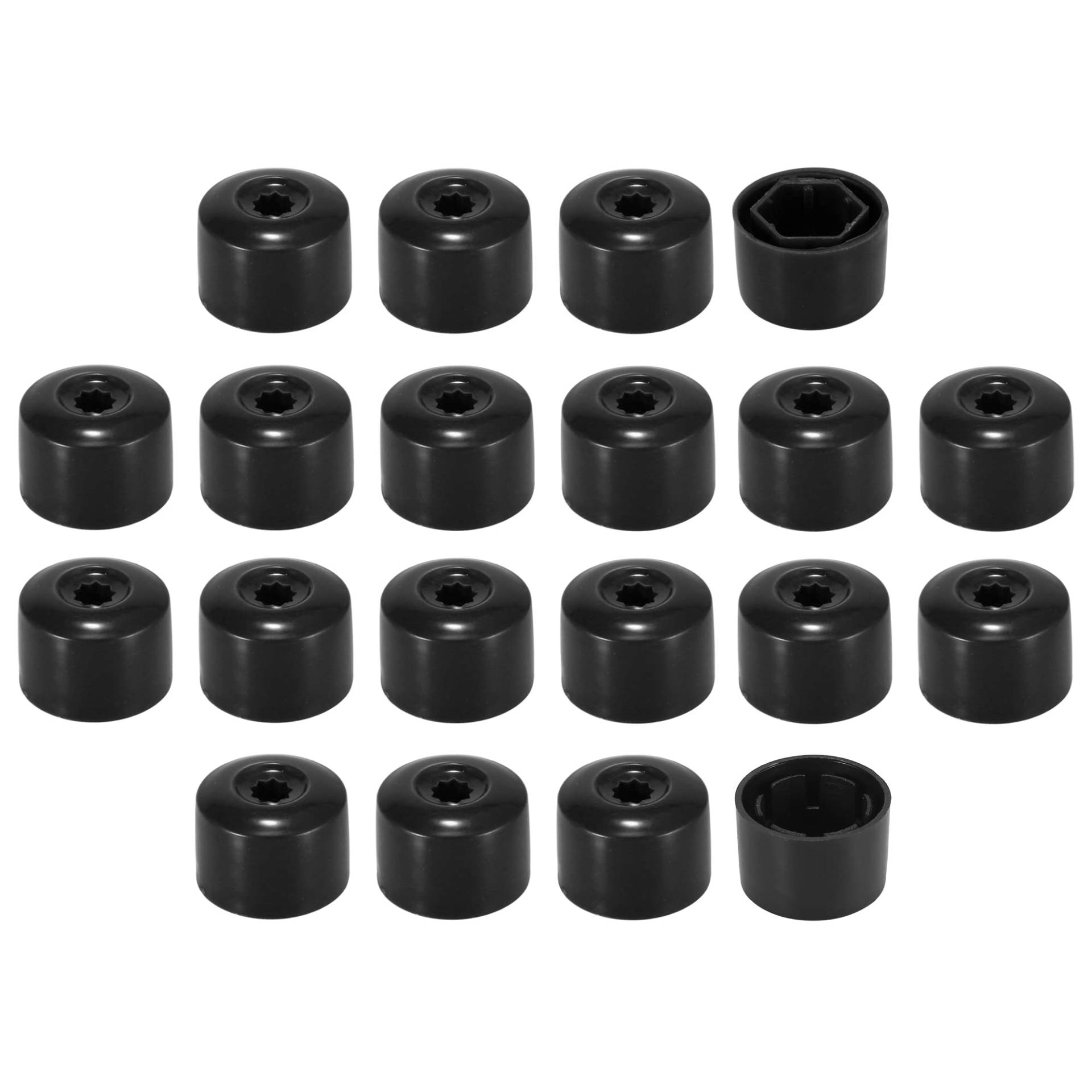 X AUTOHAUX 20 STK. Auto Radschloss Radschraube Mutter Abdeckkappen Werkzeug Schwarz 17mm X AUTOHAUX 20 STK. Auto Radschloss Radschraube Mutter Abdeckkappen Werkzeug Schwarz 17mm von X AUTOHAUX