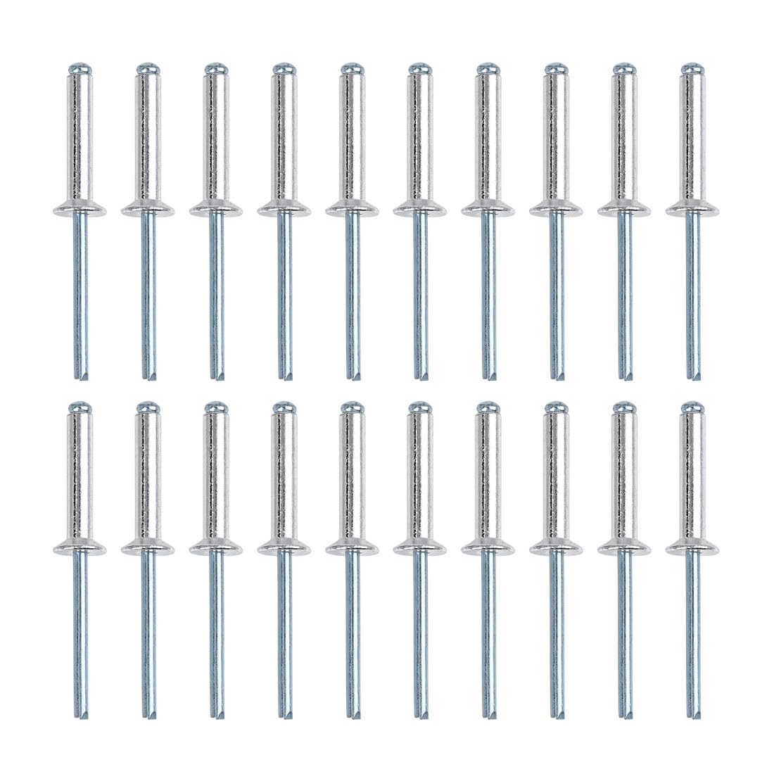 X AUTOHAUX 20 STK.Alu-Blindnieten Blindnieten Sortiment 5x25mm(D*L) für Blindniet-Zangen X AUTOHAUX 20 STK.Alu-Blindnieten Blindnieten Sortiment 5x25mm(D*L) für Blindniet-Zangen von X AUTOHAUX