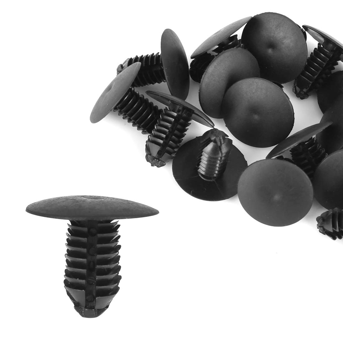 X AUTOHAUX 20 Stücke Kunststoffbolzen Nieten Verschluss Trunk Retainer Clips Schwarz für Auto X AUTOHAUX 20 Stücke Kunststoffbolzen Nieten Verschluss Trunk Retainer Clips Schwarz für Auto von X AUTOHAUX