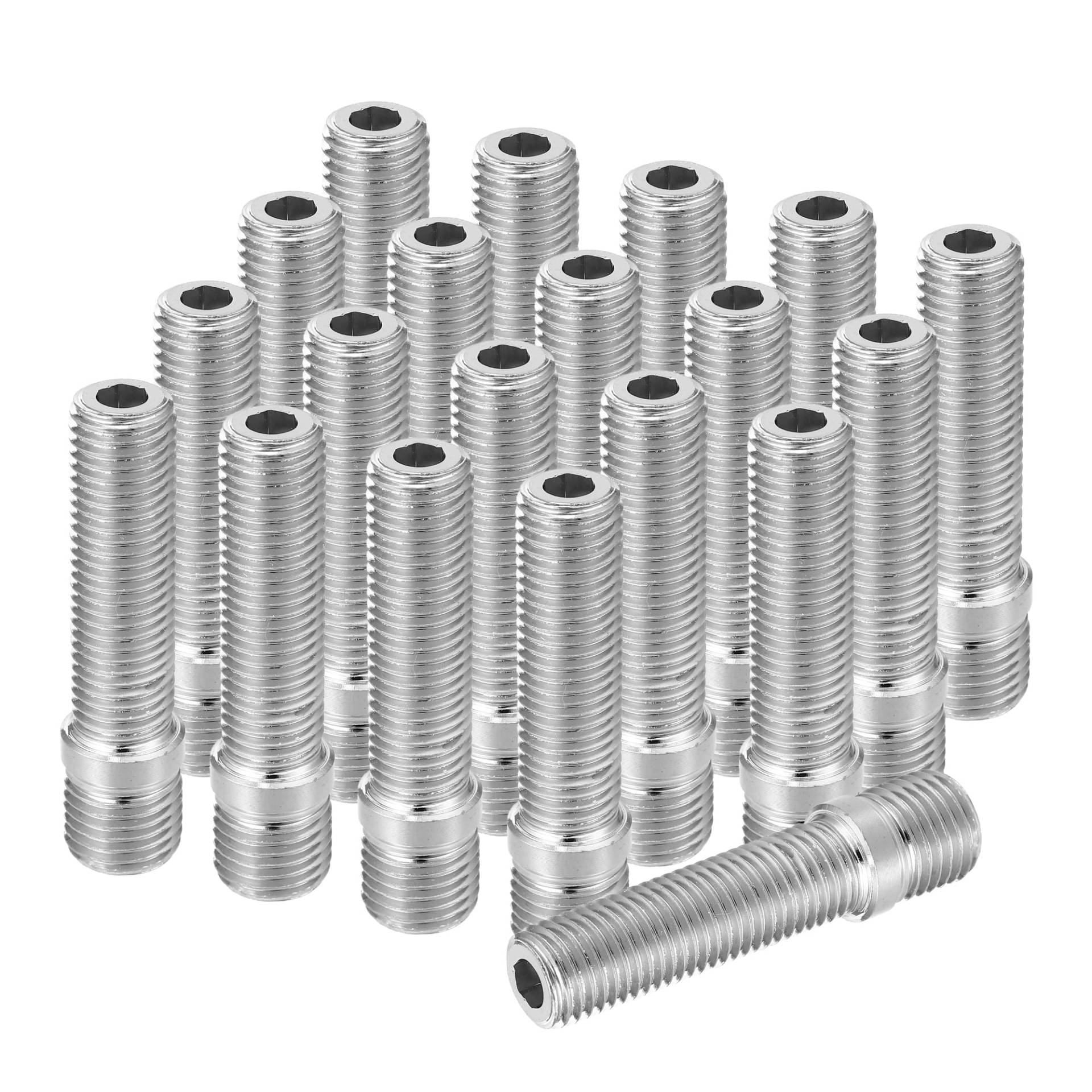 X AUTOHAUX 20 Stück M14x1.5 zu M12x1.5 Radbolzen Umbau für VW Silberton X AUTOHAUX 20 Stück M14x1.5 zu M12x1.5 Radbolzen Umbau für VW Silberton von X AUTOHAUX