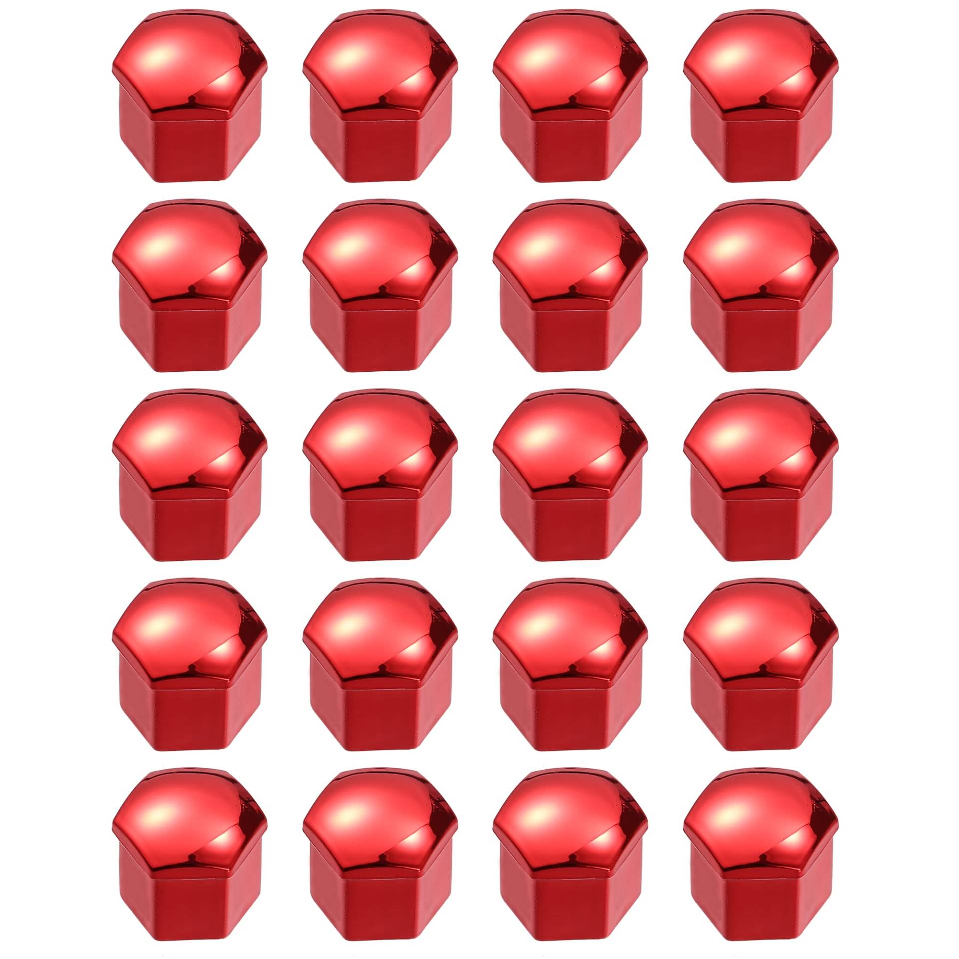 X AUTOHAUX 20 Stück Rad Radmutter Kappe Abdeckung 19mm Bolzen Kappe mit Clip rot X AUTOHAUX 20 Stück Rad Radmutter Kappe Abdeckung 19mm Bolzen Kappe mit Clip rot von X AUTOHAUX