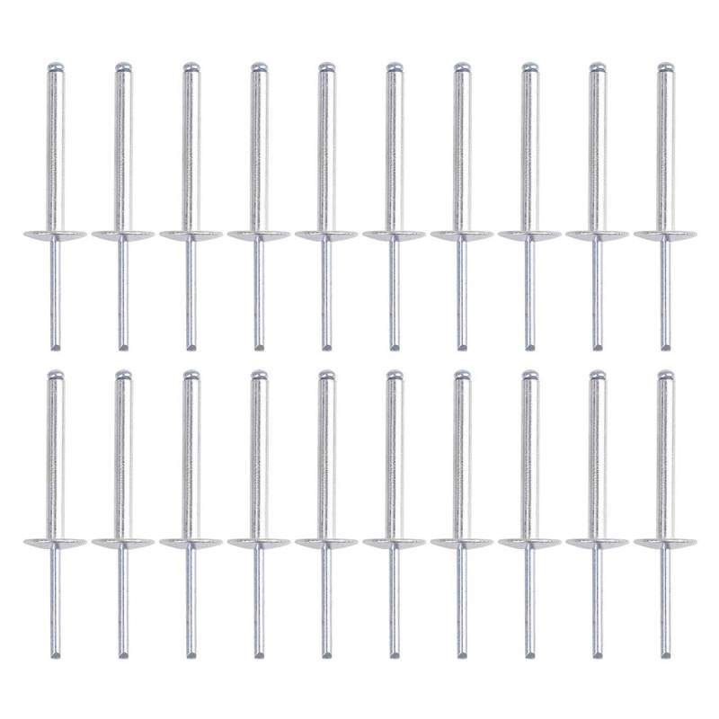X AUTOHAUX 20 Stücke aus Aluminium Blindnieten Sortiment 5x40mm(D*L) für blindnietzangen von X AUTOHAUX