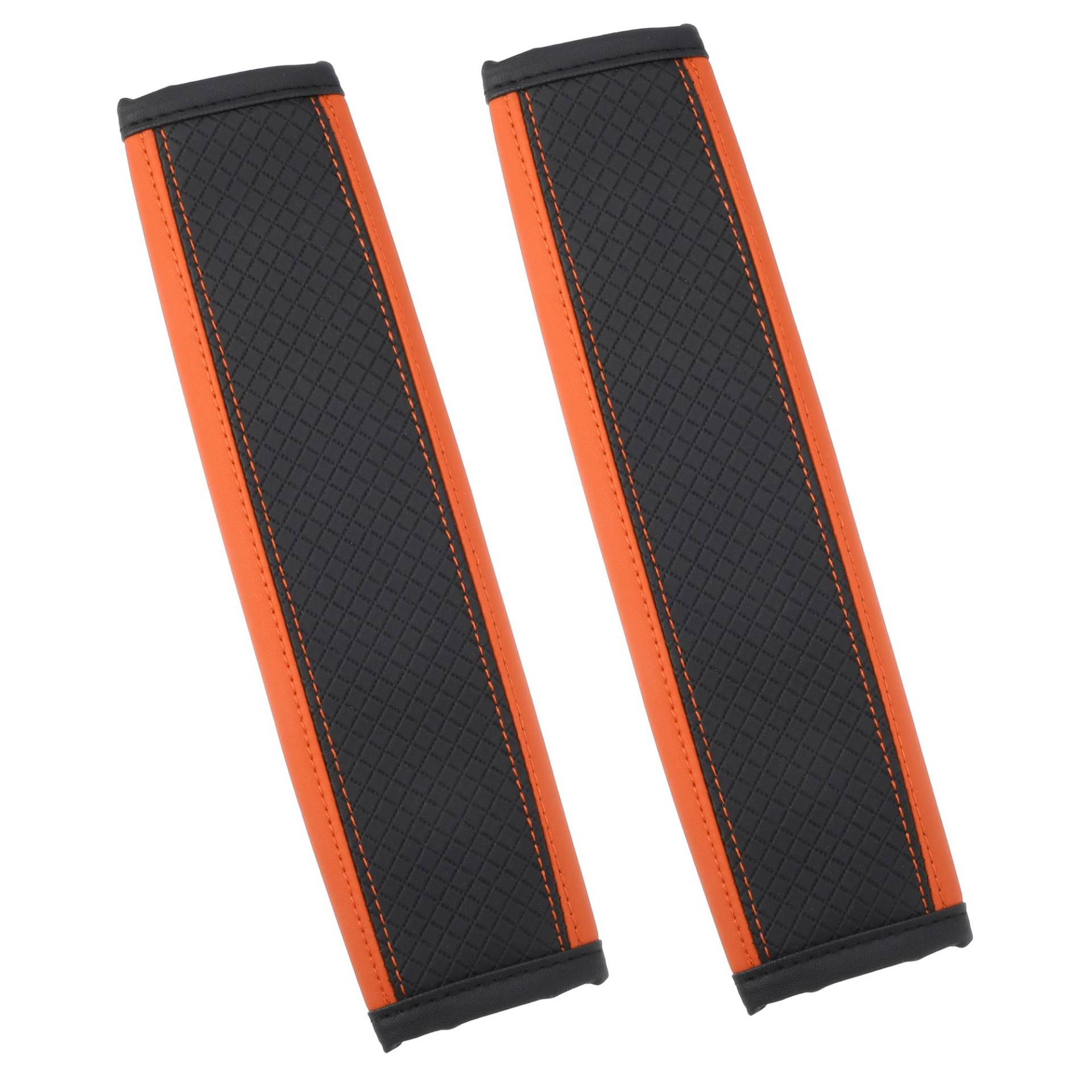 X AUTOHAUX 2Stk. Universal Anschnallgurt Abdeckung Hals Matte Kunstleder Schwarz Orange X AUTOHAUX 2Stk. Universal Anschnallgurt Abdeckung Hals Matte Kunstleder Schwarz Orange von X AUTOHAUX