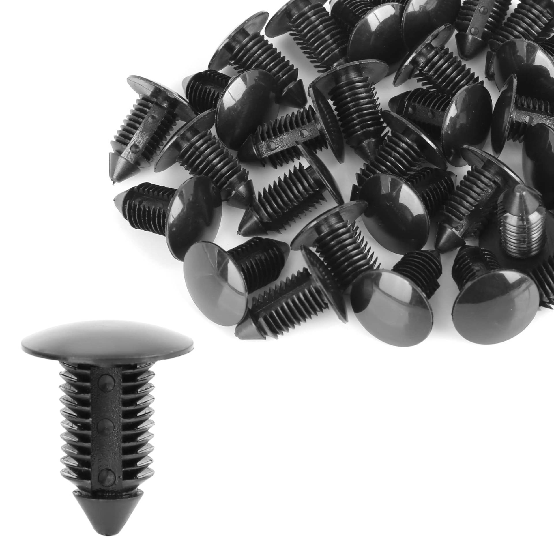 X AUTOHAUX 30 Stück Auto Nieten Stoßstangen Clips 10mm Loch Durchm. Kunststoff Schwarz X AUTOHAUX 30 Stück Auto Nieten Stoßstangen Clips 10mm Loch Durchm. Kunststoff Schwarz von X AUTOHAUX