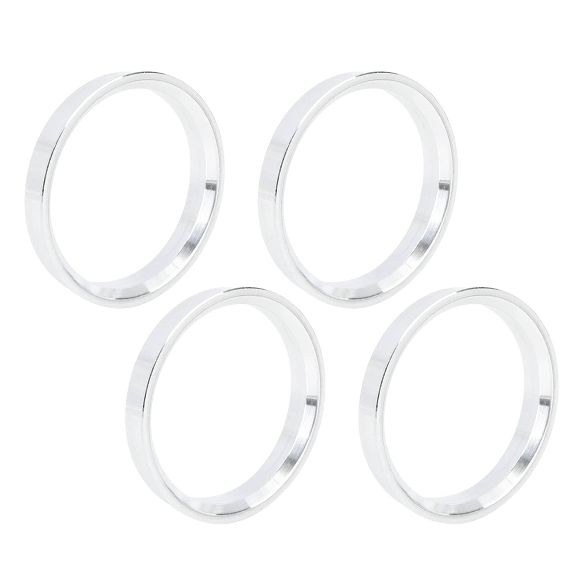 X AUTOHAUX 4 Stücke Alufelgen Zentrierringe Distanzringe für Universal 65.1-57.1mm Silberton X AUTOHAUX 4 Stücke Alufelgen Zentrierringe Distanzringe für Universal 65.1-57.1mm Silberton von X AUTOHAUX