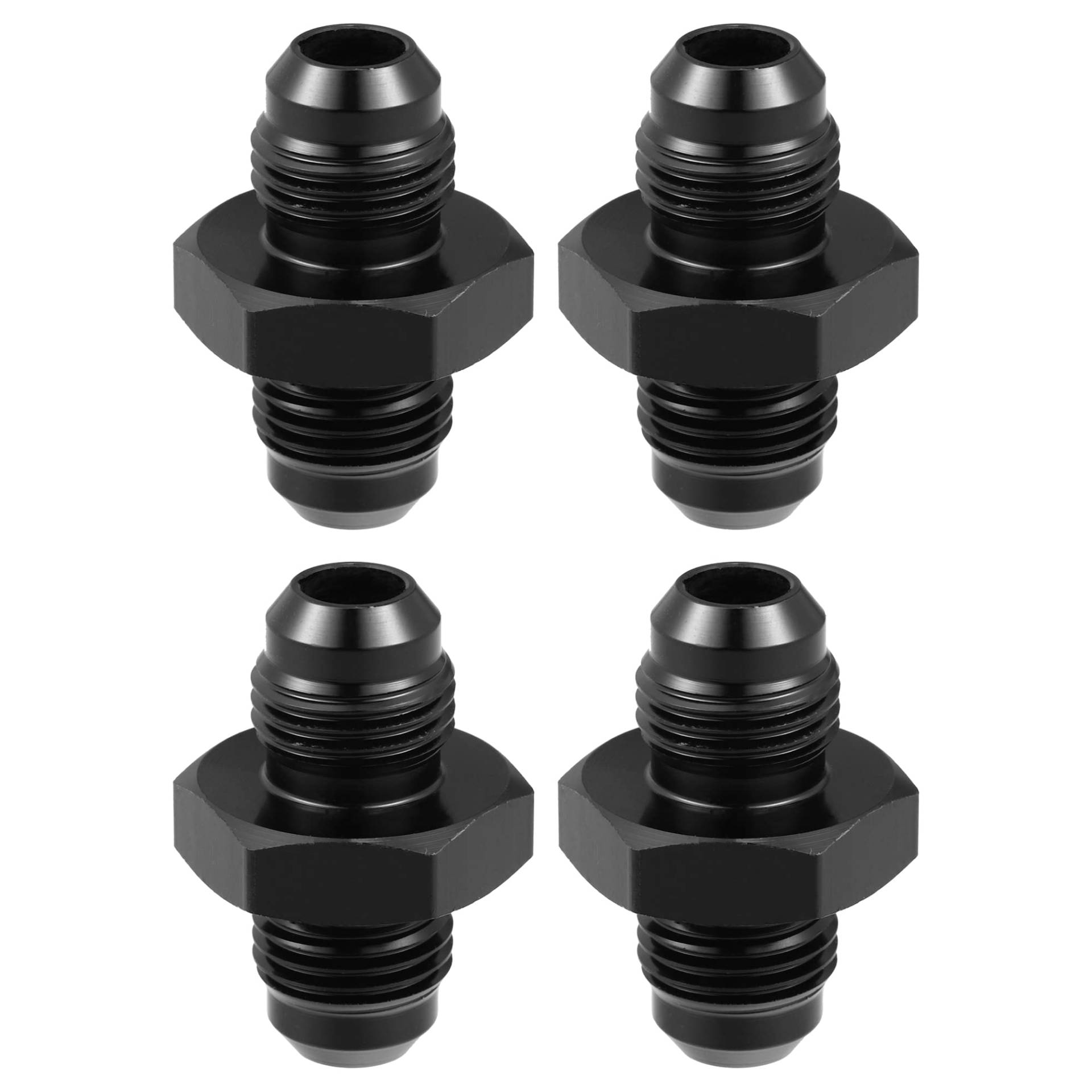 X AUTOHAUX 4 Stück AN6 Stecker auf AN6 Stecker Auto Flare Reducer Schlauchfitting Adapter X AUTOHAUX 4 Stück AN6 Stecker auf AN6 Stecker Auto Flare Reducer Schlauchfitting Adapter von X AUTOHAUX