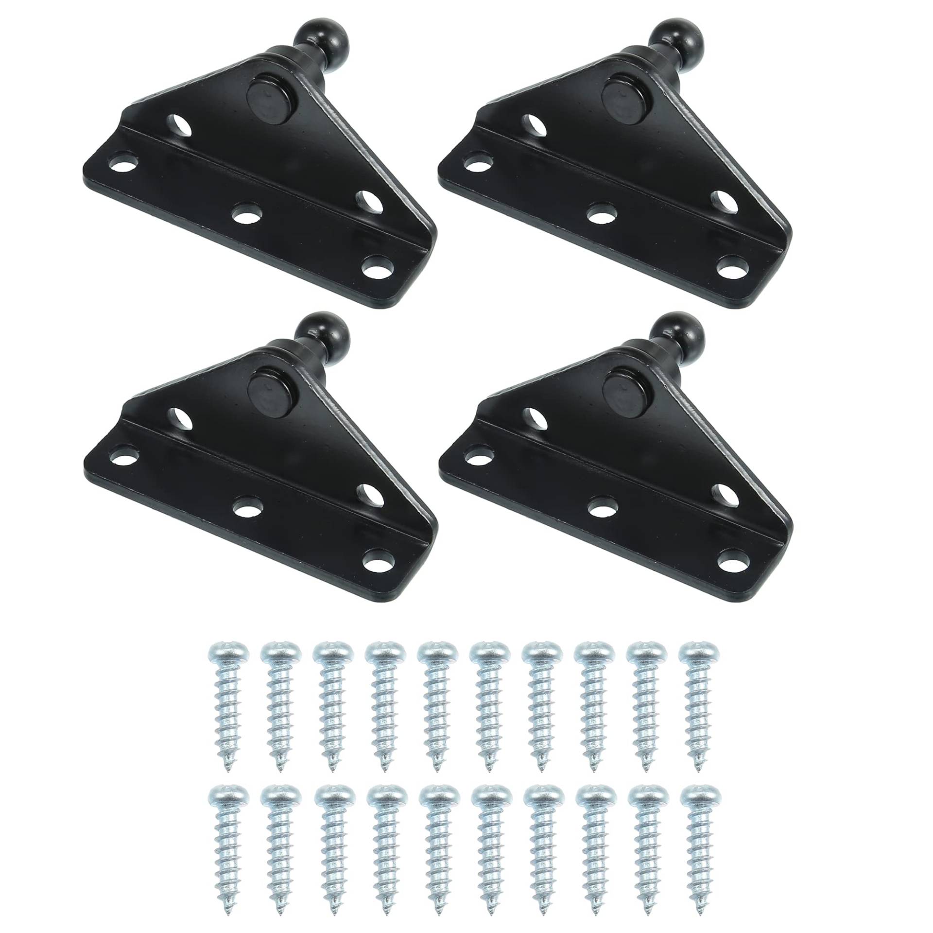 X AUTOHAUX 4 Stück Auto Gasfeder Montagehalterung 10mm Kugelbolzenhalterung Schwarz X AUTOHAUX 4 Stück Auto Gasfeder Montagehalterung 10mm Kugelbolzenhalterung Schwarz von X AUTOHAUX
