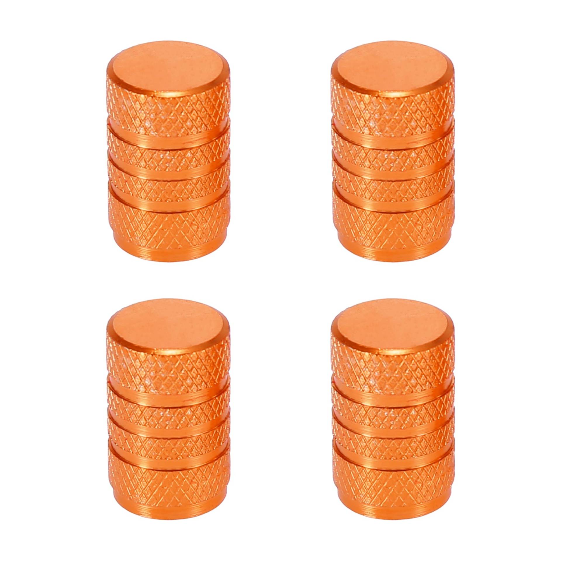 X AUTOHAUX 4 Stück Universal Runde Autoreifen Ventilschaftkappe Ventil Staubschutz 7mm Orange X AUTOHAUX 4 Stück Universal Runde Autoreifen Ventilschaftkappe Ventil Staubschutz 7mm Orange von X AUTOHAUX