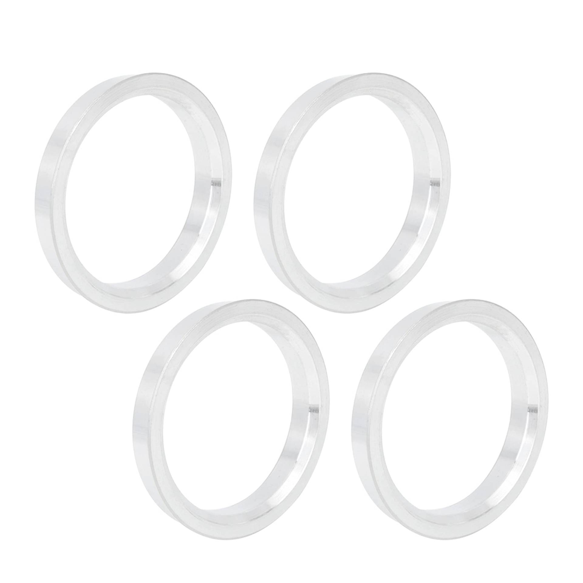 X AUTOHAUX 4 Stücke Alufelgen Zentrierringe Distanzringe für Universal 67.1-56.1mm Silberton X AUTOHAUX 4 Stücke Alufelgen Zentrierringe Distanzringe für Universal 67.1-56.1mm Silberton von X AUTOHAUX