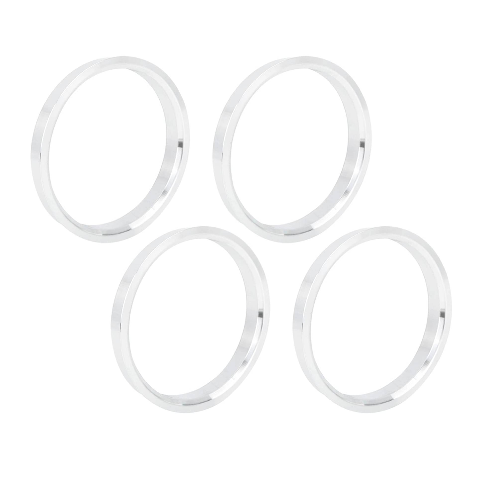 X AUTOHAUX 4 Stücke Alufelgen Zentrierringe Distanzringe für Universal 72.6-65.1mm Silberton X AUTOHAUX 4 Stücke Alufelgen Zentrierringe Distanzringe für Universal 72.6-65.1mm Silberton von X AUTOHAUX