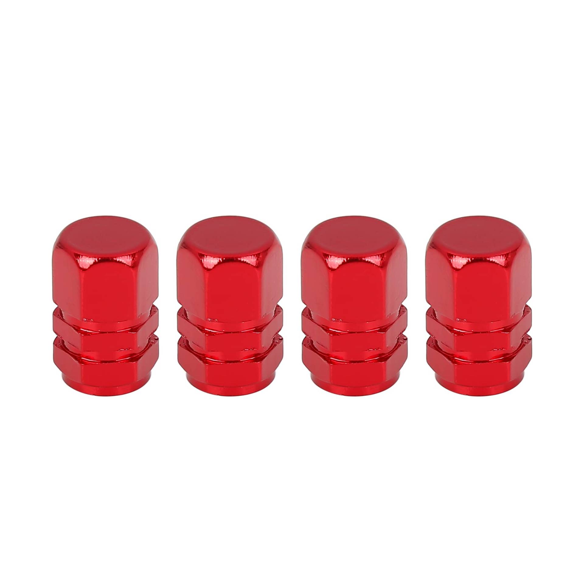 X AUTOHAUX 4 stücke Autoventil Kappe Aluminiumlegierung Ventildeckel Rot X AUTOHAUX 4 stücke Autoventil Kappe Aluminiumlegierung Ventildeckel Rot von X AUTOHAUX