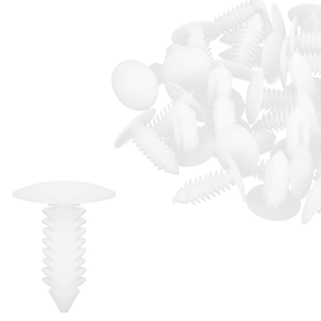 X AUTOHAUX 40 Stück Bolzen Nieten Erweiterung Clip 6.5mm Loch Durchm.Kunststoff Weiß für Auto X AUTOHAUX 40 Stück Bolzen Nieten Erweiterung Clip 6.5mm Loch Durchm.Kunststoff Weiß für Auto von X AUTOHAUX