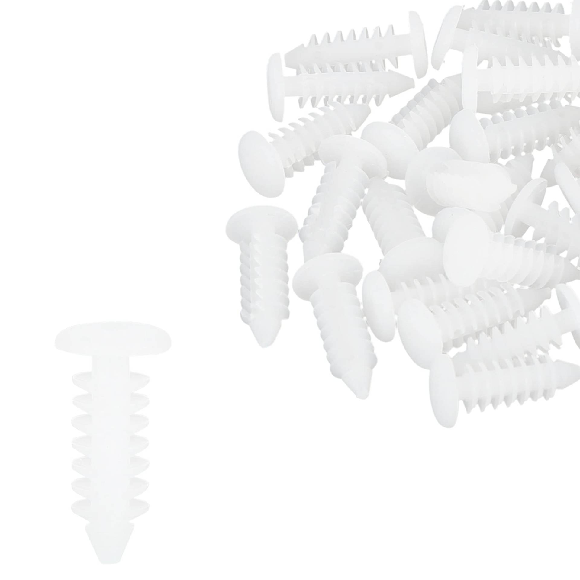 X AUTOHAUX 40 Stück Formclips Bolzen Nieten 6mm Loch Durchm. Kunststoff Weiß für Auto X AUTOHAUX 40 Stück Formclips Bolzen Nieten 6mm Loch Durchm. Kunststoff Weiß für Auto von X AUTOHAUX