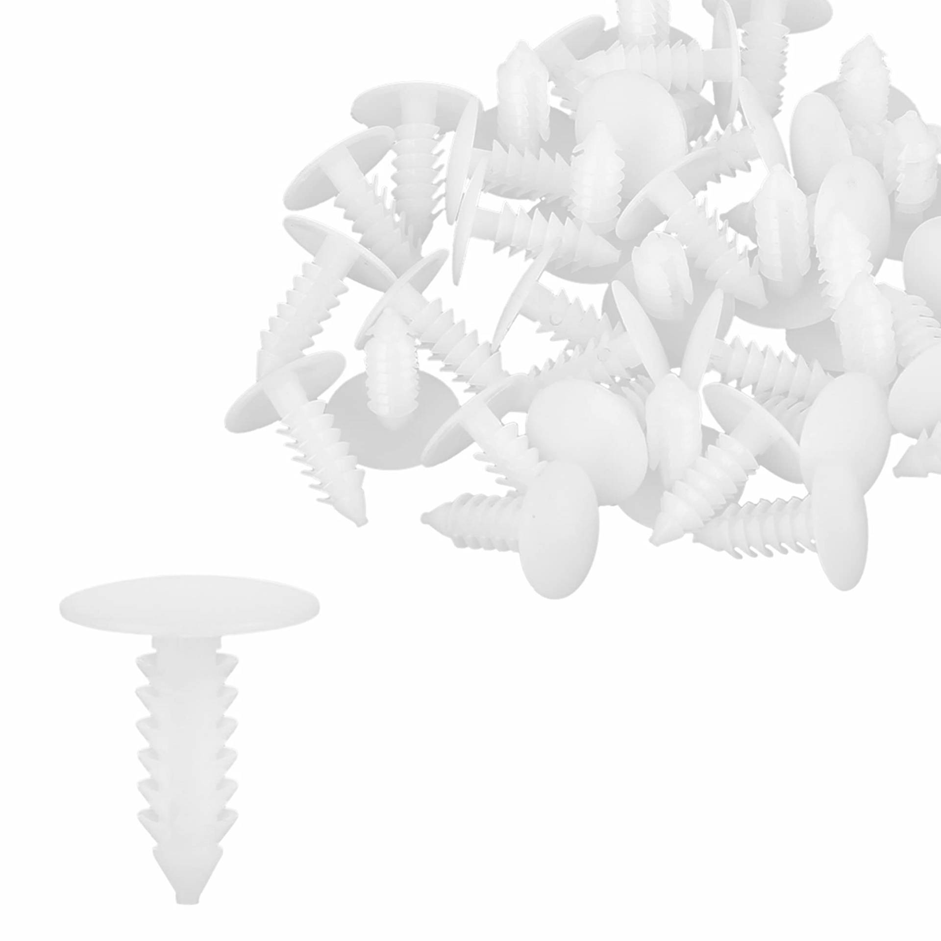 X AUTOHAUX 40 Stücke Kunststoff Nieten Auto Bolzen Nieten Befestigungsclip 4.5mm Loch Weiß X AUTOHAUX 40 Stücke Kunststoff Nieten Auto Bolzen Nieten Befestigungsclip 4.5mm Loch Weiß von X AUTOHAUX