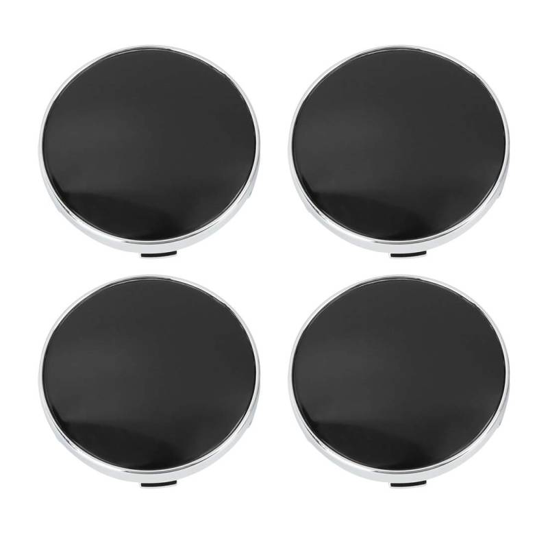 X AUTOHAUX 4 Stück Radnabenkappen Nabenkappen Universal Radkappen Nabendeckel OD 60 mm ID 58 mm von X AUTOHAUX