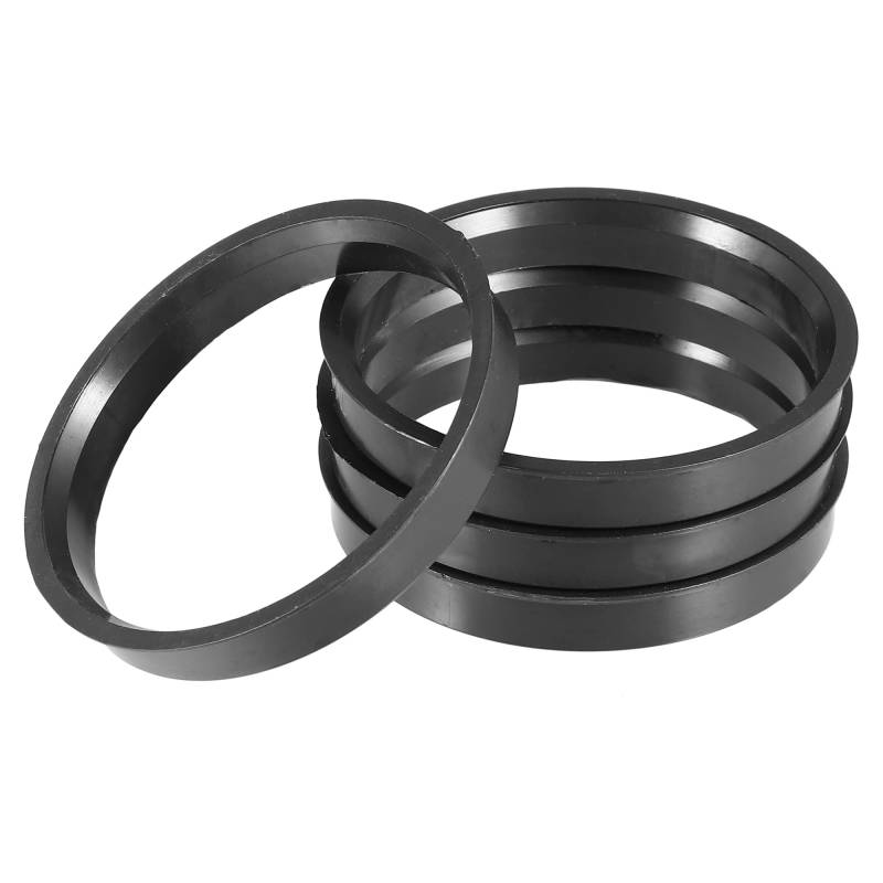 X AUTOHAUX 4Stk. 70,1mm bis 63,5mm Universal Auto Naentrierringe Schwarz von X AUTOHAUX