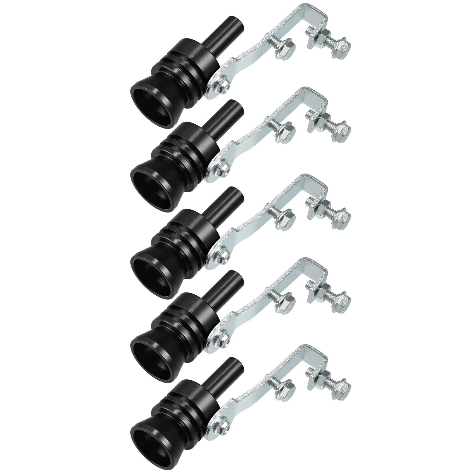 X AUTOHAUX 5 Stück Universal Auto Turbo Sound Pfeife Auspuff Schalldämpfer Schwarz L X AUTOHAUX 5 Stück Universal Auto Turbo Sound Pfeife Auspuff Schalldämpfer Schwarz L von X AUTOHAUX