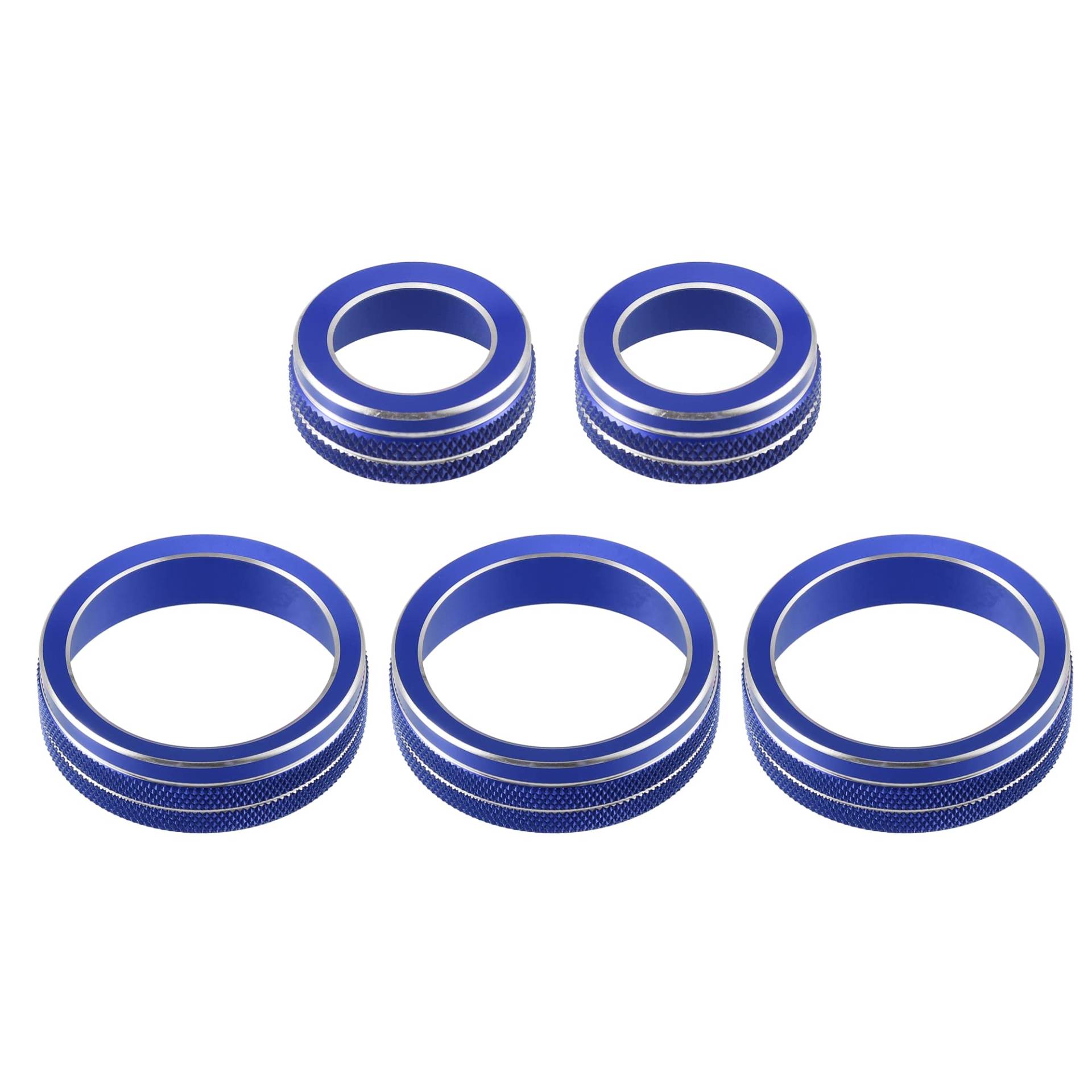 X AUTOHAUX 5 Stück Vorne AC Media Tune Knopf Abdeckring für VW Golf MK-7 Blau X AUTOHAUX 5 Stück Vorne AC Media Tune Knopf Abdeckring für VW Golf MK-7 Blau von X AUTOHAUX