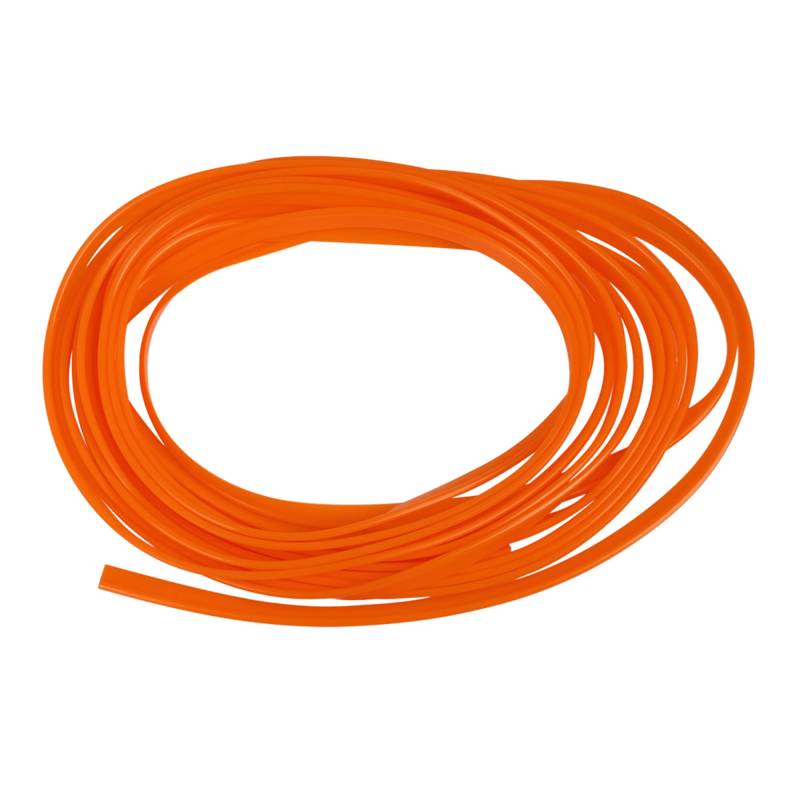 X AUTOHAUX Auto Zierleiste DIY Innenraum Dekoration 5M Car Trim Interior Strips Auto Deko Innen Autoinnenleiste Orange von X AUTOHAUX