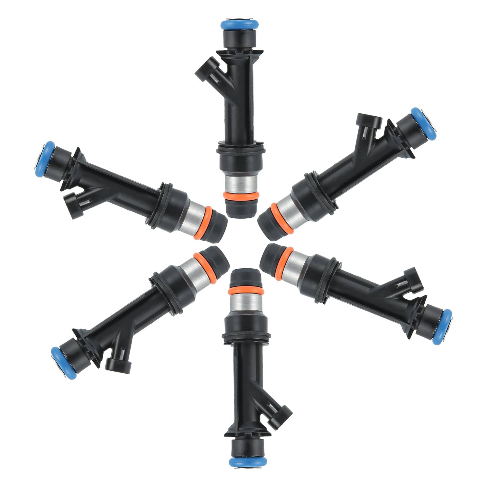 X AUTOHAUX 6 Stück Auto Kraftstoffeinspritzer Einspritzdüse Zapfpistole Einspritzventil Adapter Einspritzdüsen Einspritzer Ersatz FJ319 12569573 25313185 25321207 2 X AUTOHAUX 6 Stück Auto Kraftstoffeinspritzer Einspritzdüse Zapfpistole Einspritzventil Adapter Einspritzdüsen Einspritzer Ersatz FJ319 12569573 25313185 25321207 2 von X AUTOHAUX