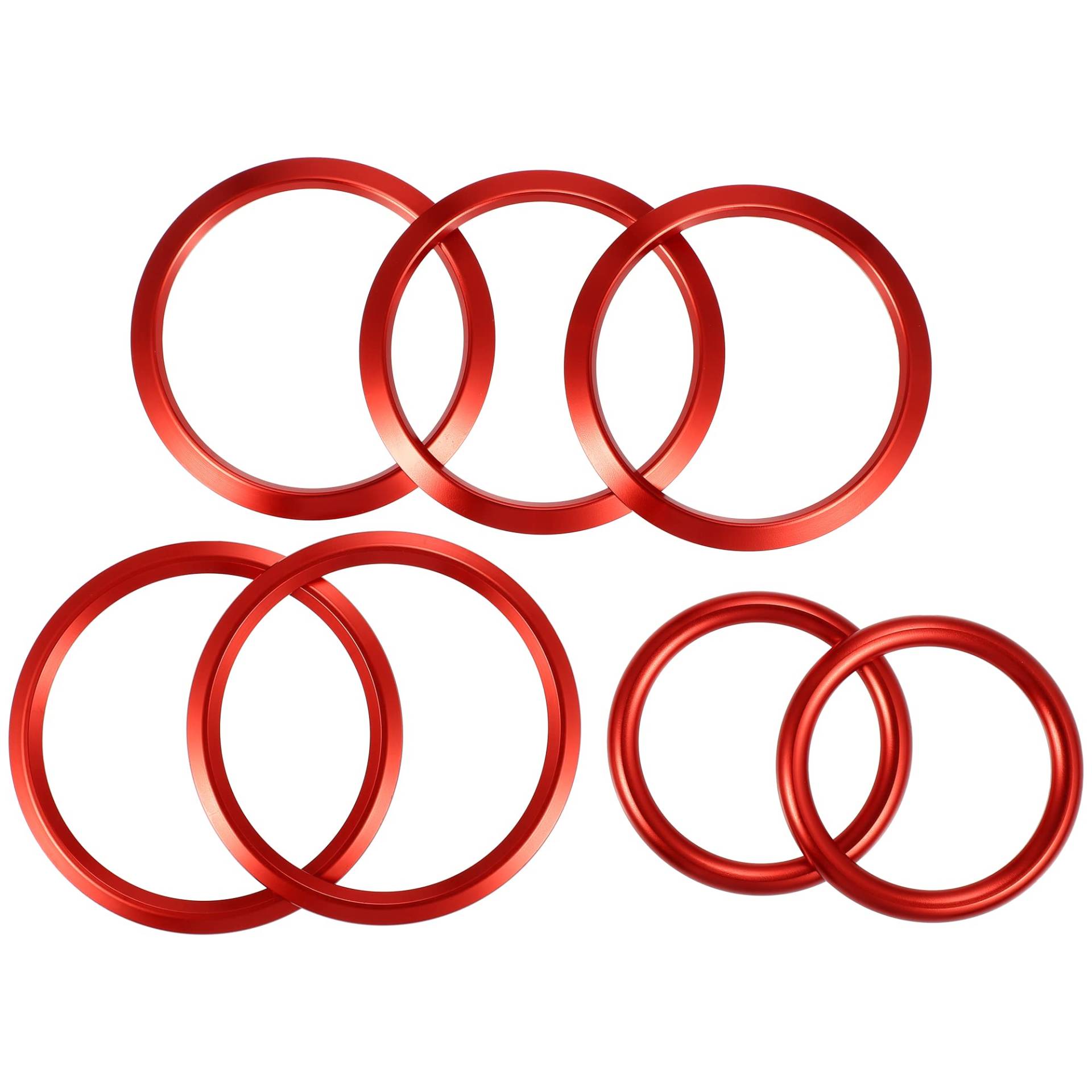 X AUTOHAUX 7Stk Klimaanlagen Äußere Belüftung Ringe für Mercedes Benz W177 Rot X AUTOHAUX 7Stk Klimaanlagen Äußere Belüftung Ringe für Mercedes Benz W177 Rot von X AUTOHAUX