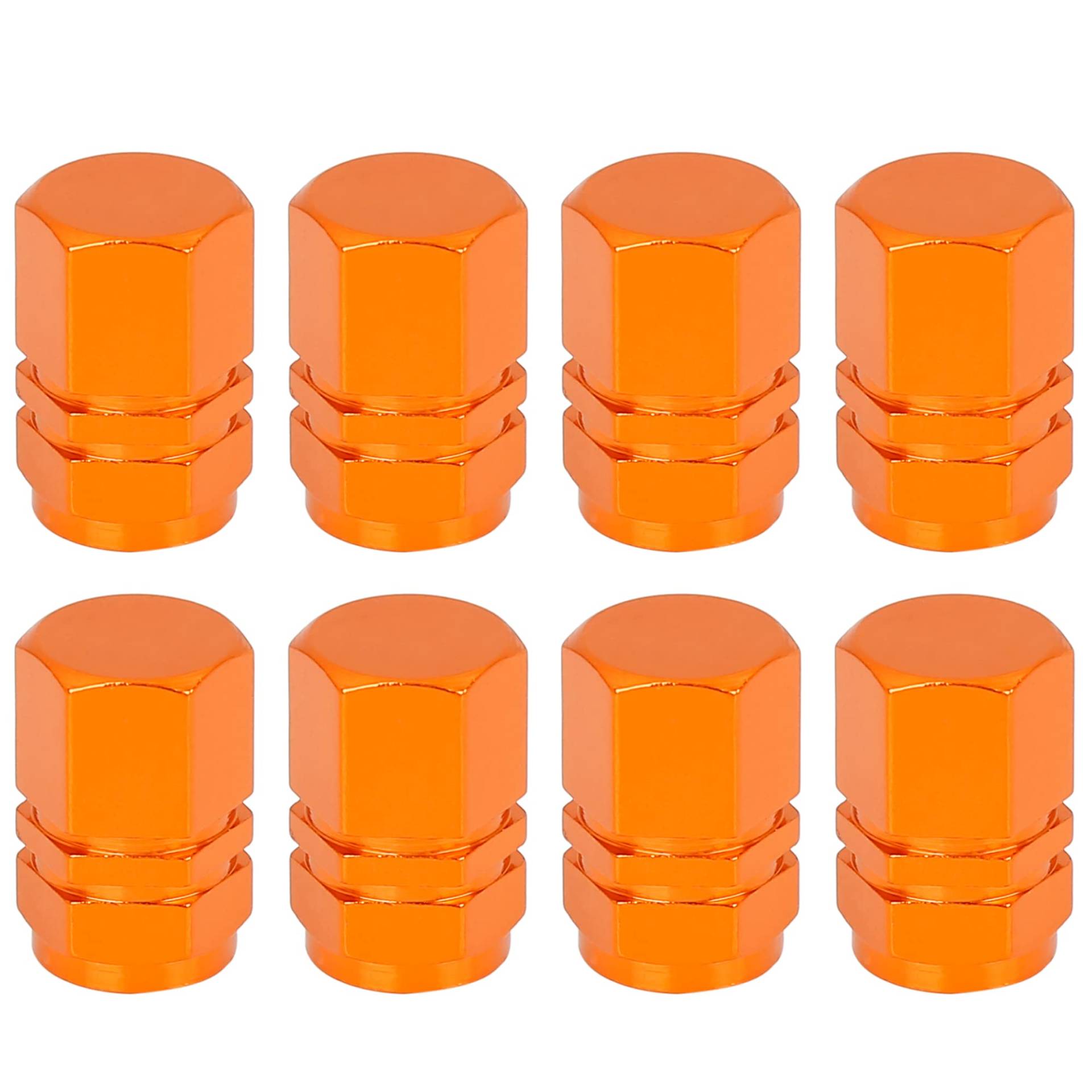 X AUTOHAUX 8 stücke Ventilkappen Autoventil Aluminiumlegierung Reifenventil Kappe Orange X AUTOHAUX 8 stücke Ventilkappen Autoventil Aluminiumlegierung Reifenventil Kappe Orange von X AUTOHAUX