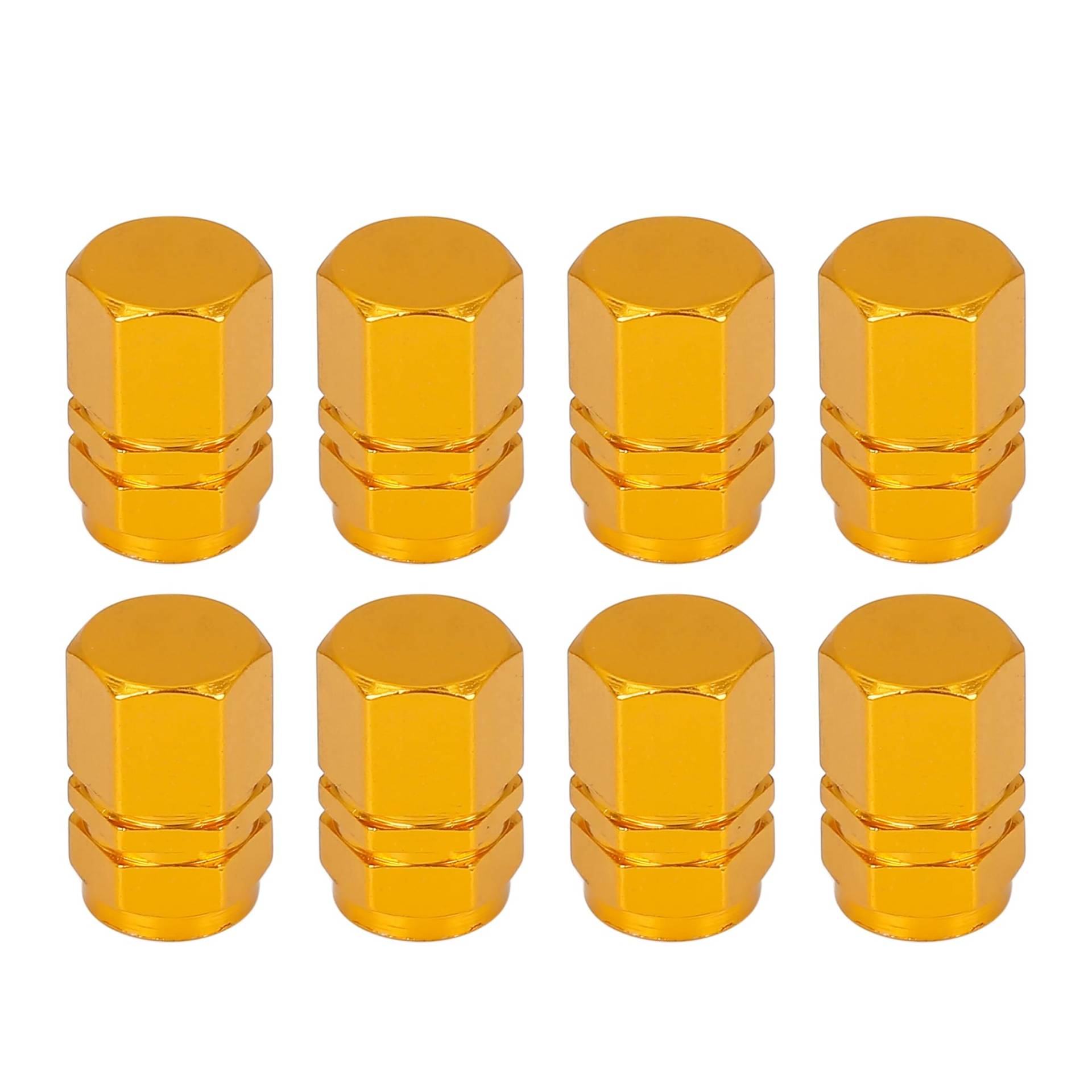 X AUTOHAUX 8stk.Ventilkappen Autoventil Aluminiumlegierung Reifenventil Kappe Gold X AUTOHAUX 8stk.Ventilkappen Autoventil Aluminiumlegierung Reifenventil Kappe Gold von X AUTOHAUX