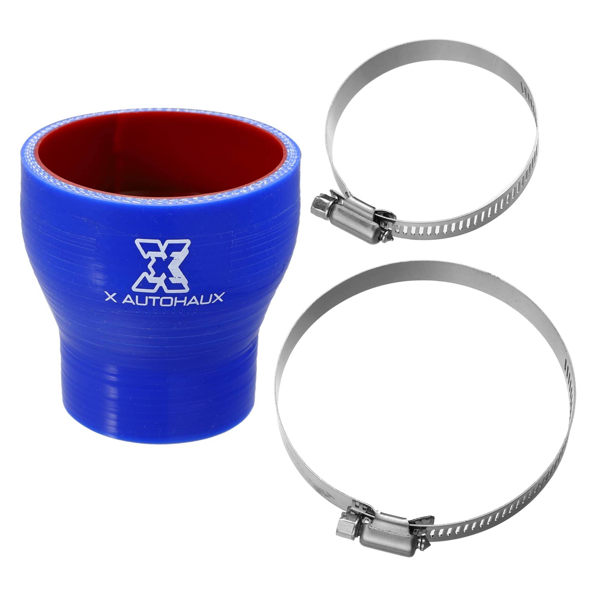 X AUTOHAUX Auto Fahrzeug Gerader Silikonschlauch Blau Rot 45 x 70 mm X AUTOHAUX Auto Fahrzeug Gerader Silikonschlauch Blau Rot 45 x 70 mm von X AUTOHAUX