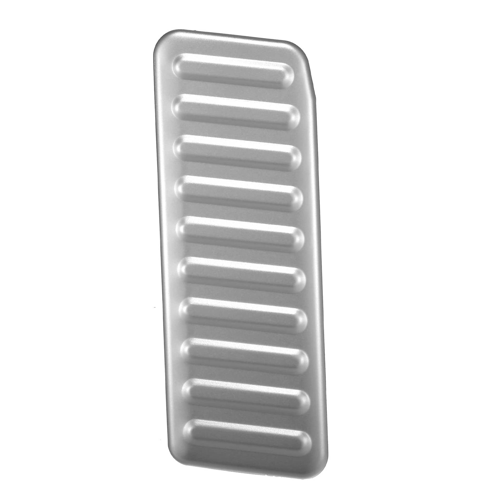X AUTOHAUX Auto Fußstütze Tote Pedal Pad Abdeckung Rutschfest Aluminiumlegierung Silber Ton X AUTOHAUX Auto Fußstütze Tote Pedal Pad Abdeckung Rutschfest Aluminiumlegierung Silber Ton von X AUTOHAUX