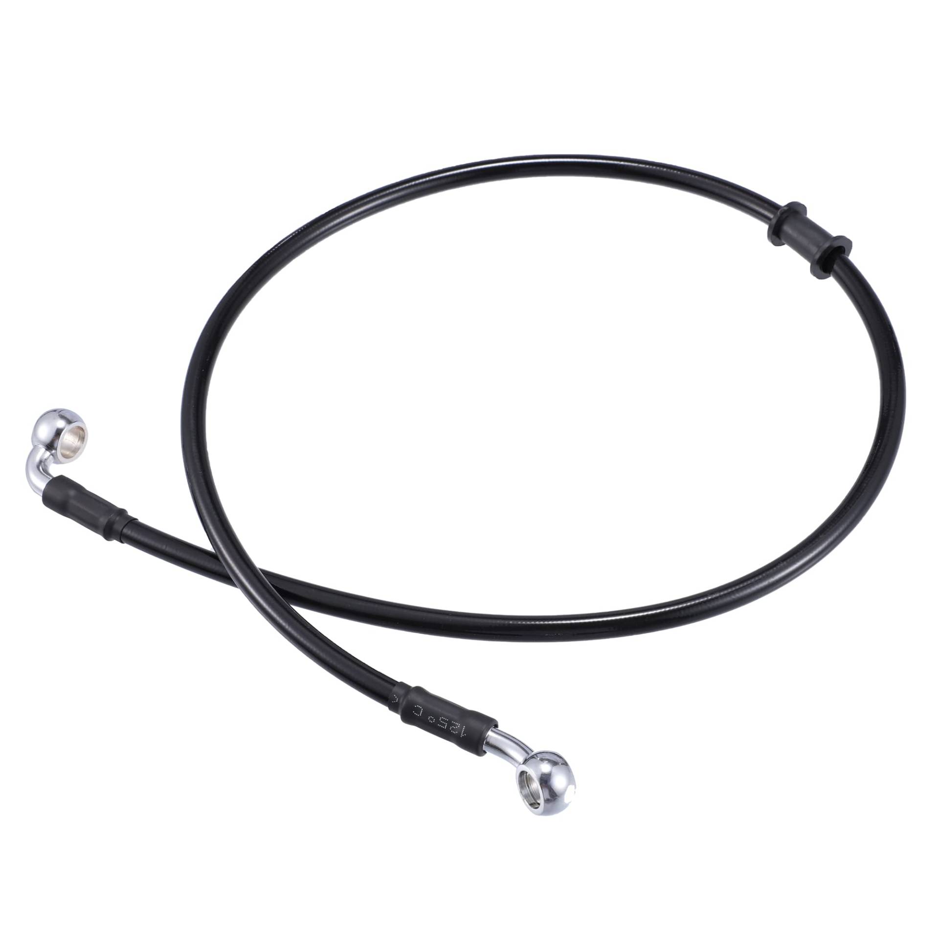 X AUTOHAUX Auto Hydraulische Bremsleitung Ölschlauch Rohrverschraubung 28°90°AN3 M10 Schwarz 80cm X AUTOHAUX Auto Hydraulische Bremsleitung Ölschlauch Rohrverschraubung 28°90°AN3 M10 Schwarz 80cm von X AUTOHAUX