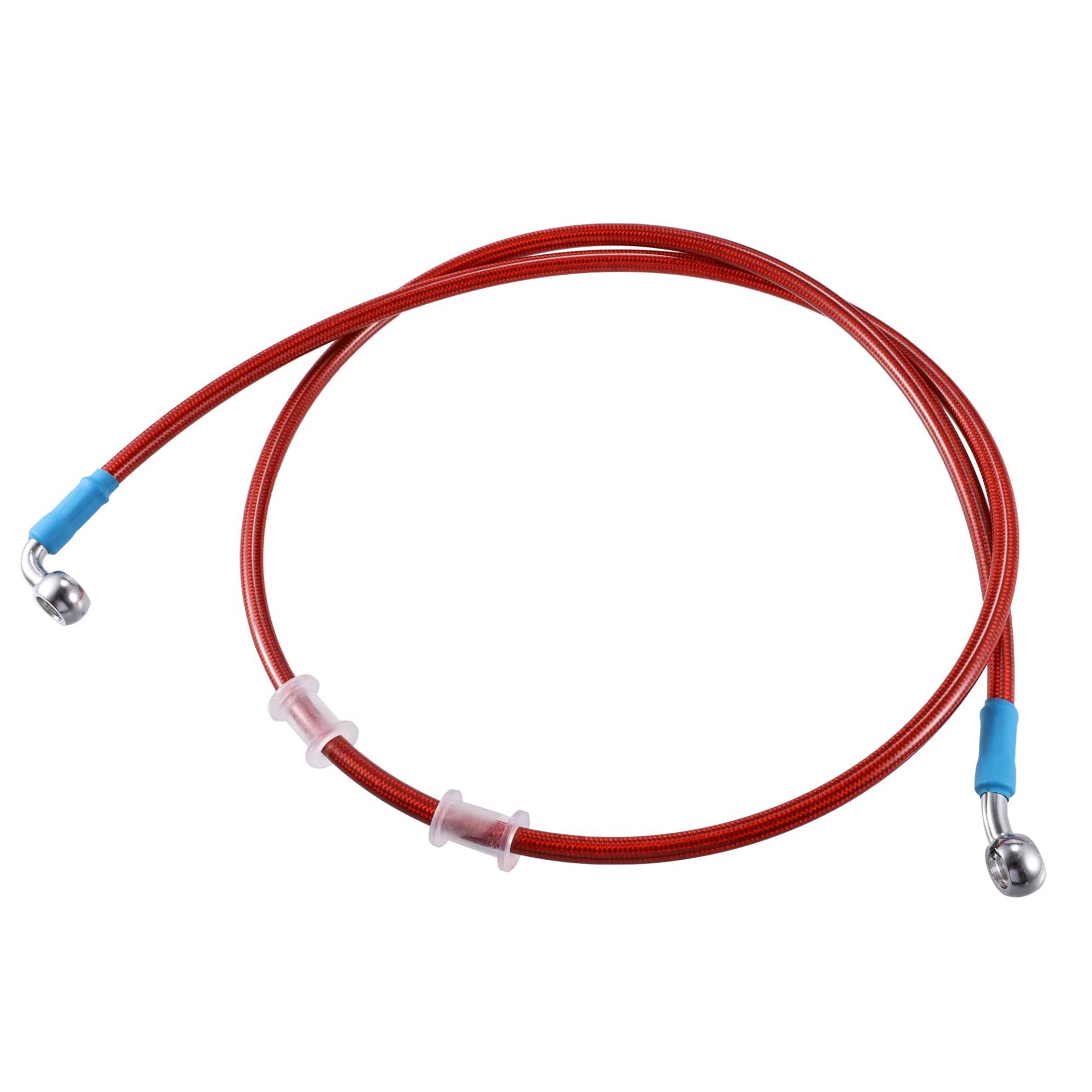 X AUTOHAUX Auto Hydraulische Bremsleitung Ölschlauch Rohrverschraubung 28°90°AN3 M10 rot 120cm X AUTOHAUX Auto Hydraulische Bremsleitung Ölschlauch Rohrverschraubung 28°90°AN3 M10 rot 120cm von X AUTOHAUX