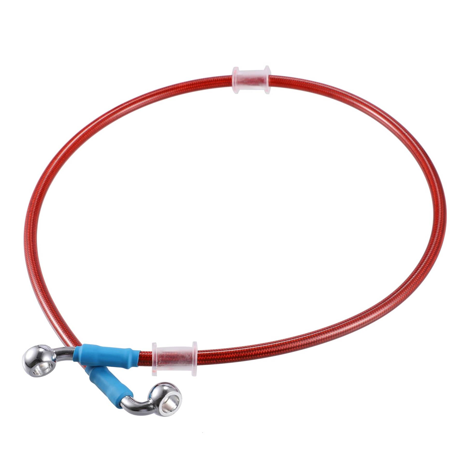 X AUTOHAUX Auto Hydraulische Bremsleitung Ölschlauch Rohrverschraubung 28°90°AN3 M10 rot 80cm X AUTOHAUX Auto Hydraulische Bremsleitung Ölschlauch Rohrverschraubung 28°90°AN3 M10 rot 80cm von X AUTOHAUX